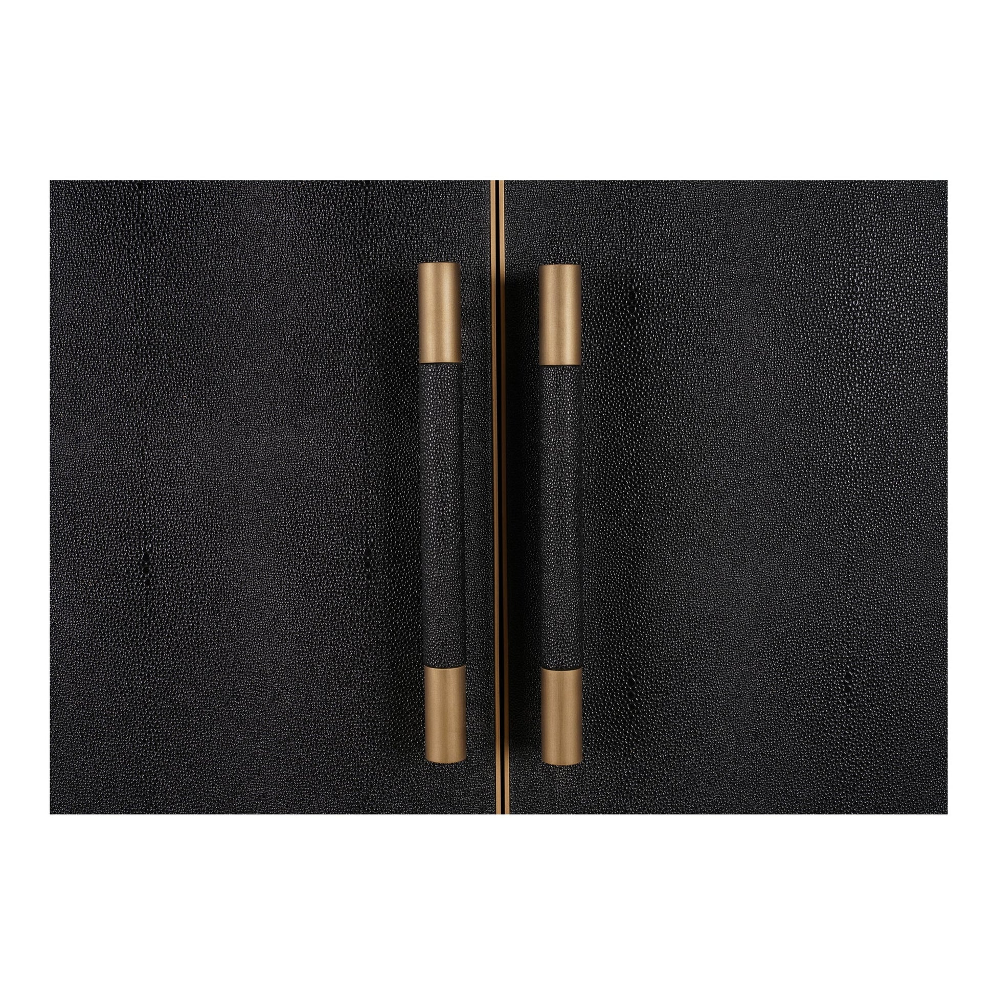 Mako Black Bar Cabinet - Ornate Home