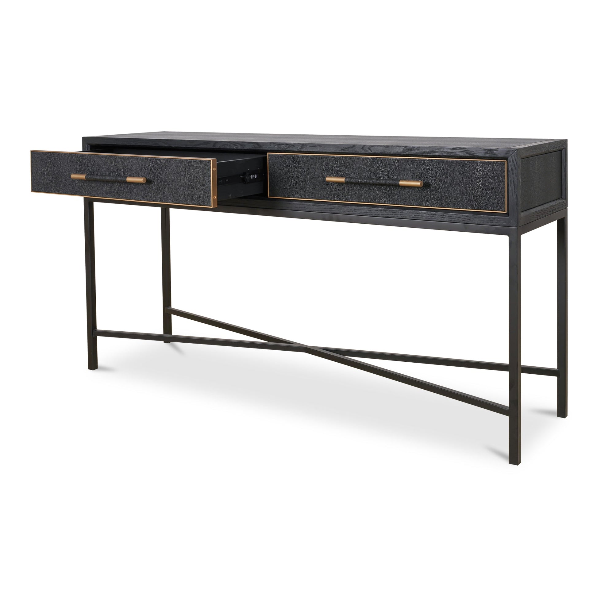 Mako Black Console Table - Ornate Home