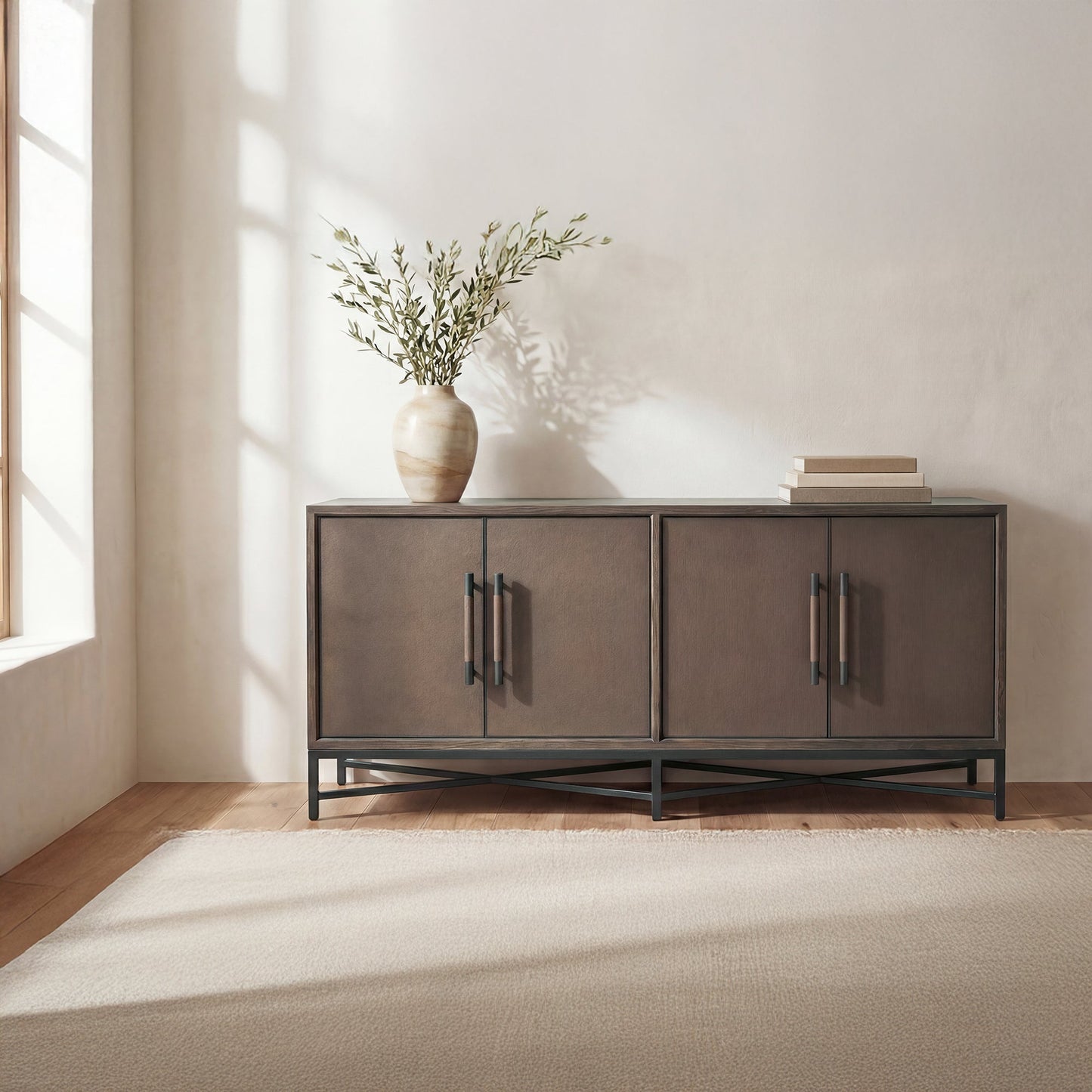 Mako Brown Sideboard - Ornate Home