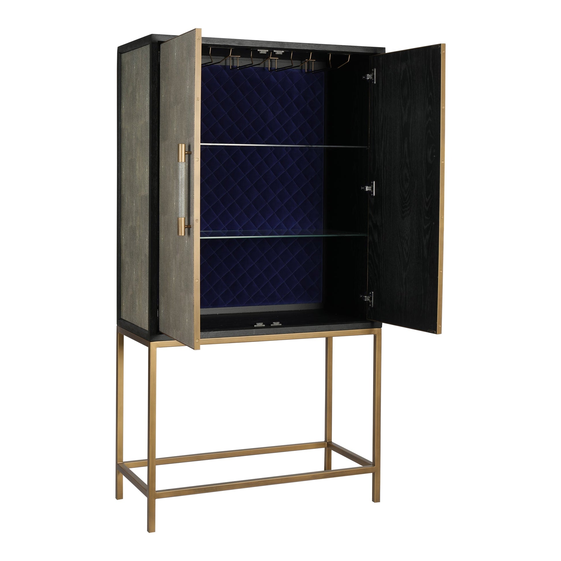 Mako Grey Bar Cabinet - Ornate Home