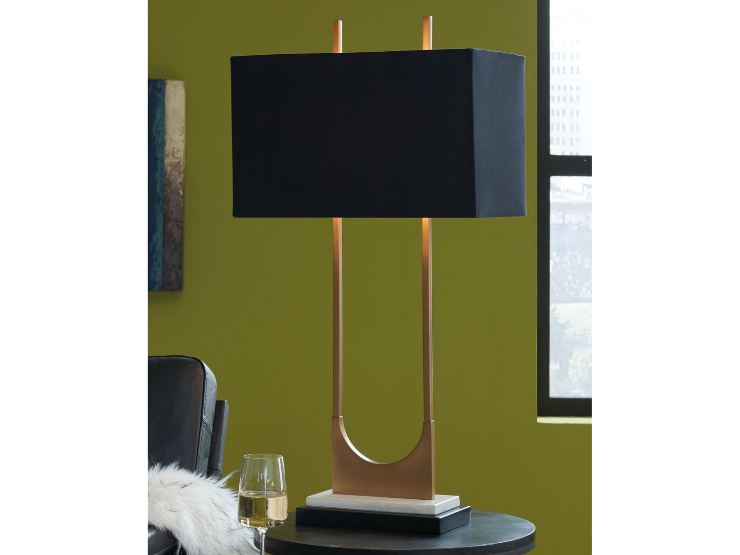 Malana Brass Table Lamp (Set of 2)- Viva Furn