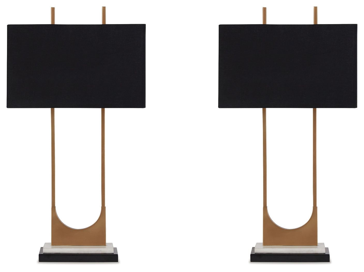 Malana Brass Table Lamp (Set of 2)- Viva Furn
