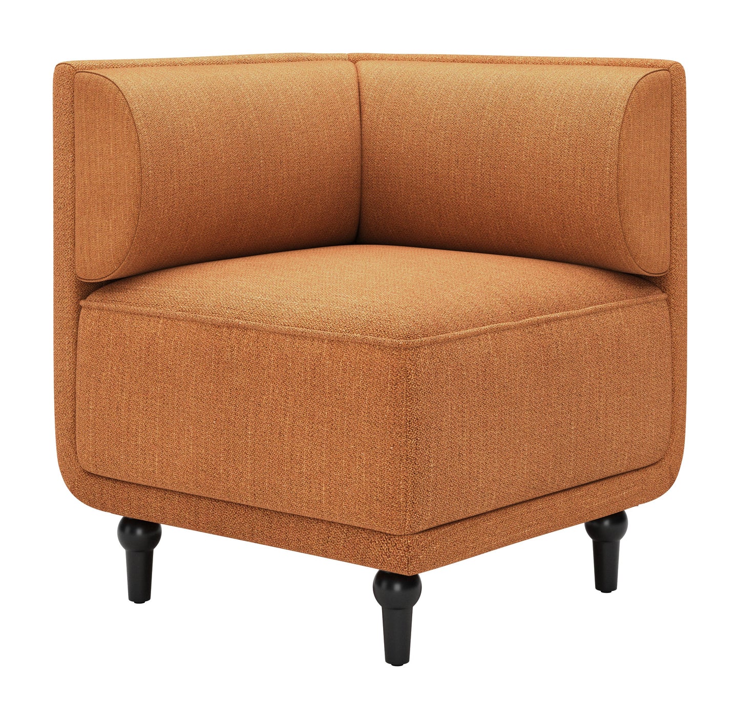 Malben Brown Corner Chair - Ornate Home