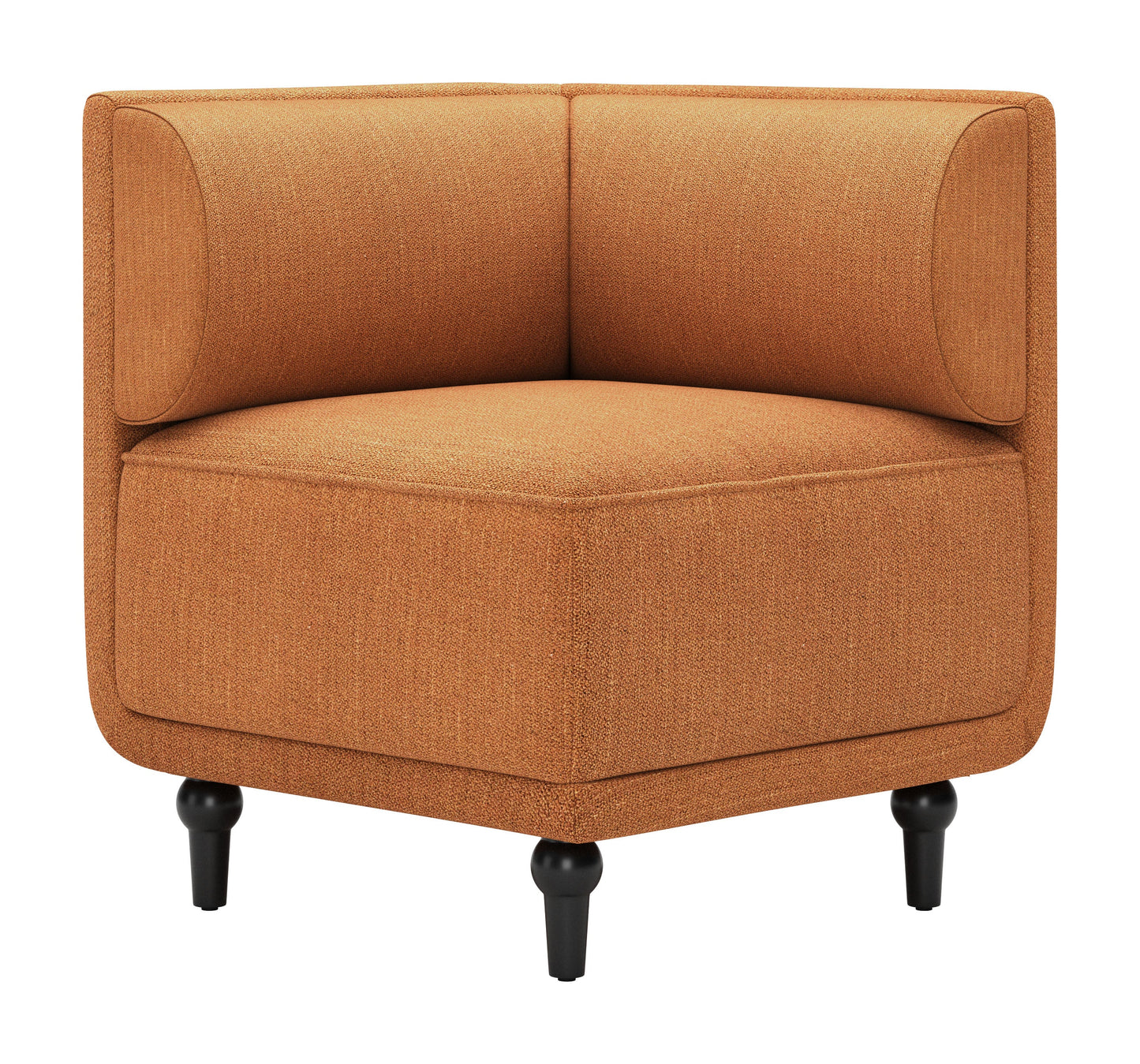 Malben Brown Corner Chair - Ornate Home