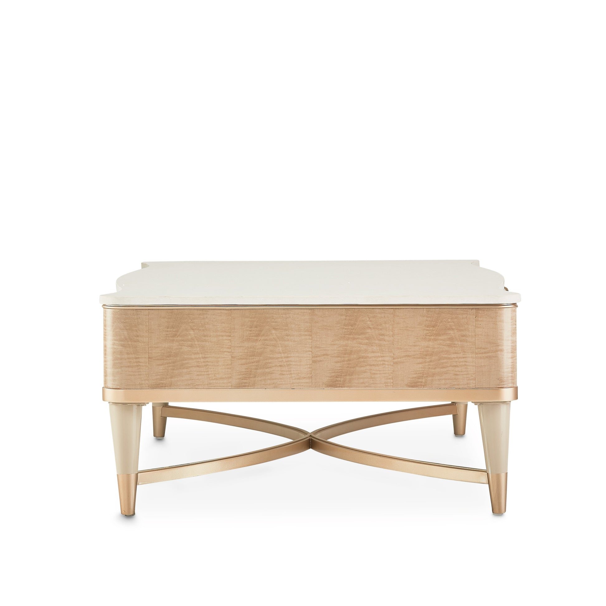 Malibu Crest Blush Rectangular Cocktail Table - Ornate Home