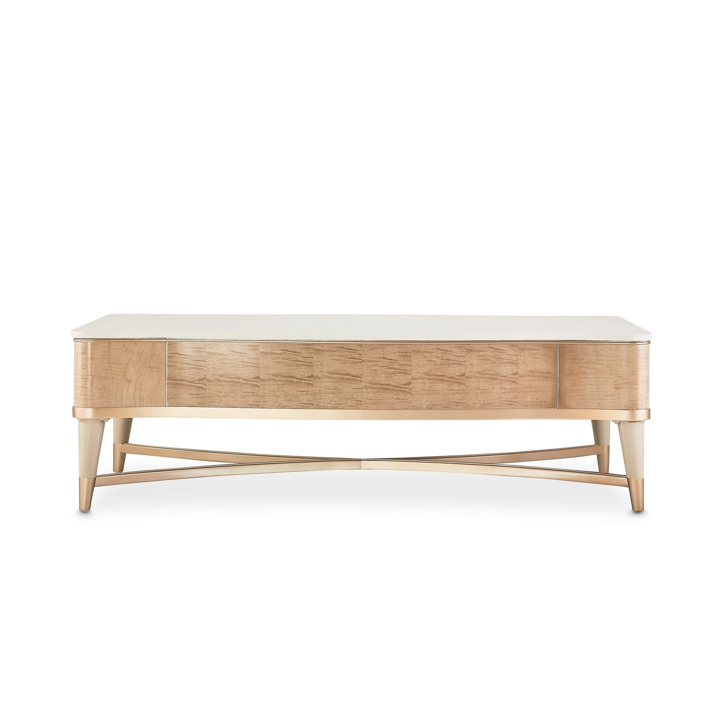 Malibu Crest Blush Rectangular Cocktail Table - Ornate Home
