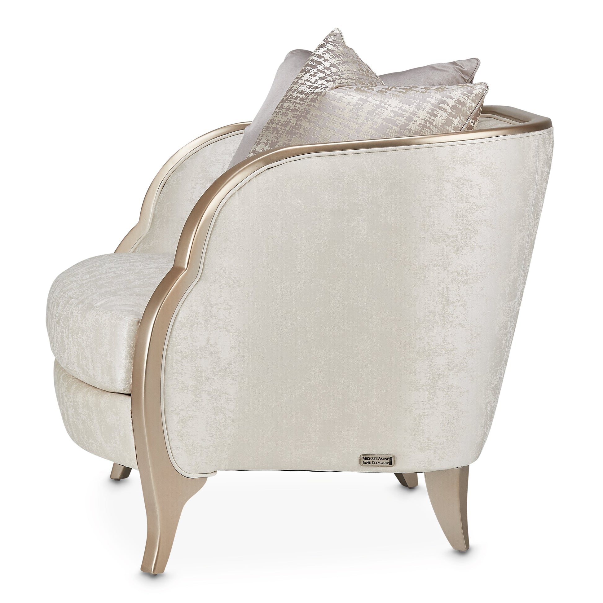 Malibu Crest Chardonnay/Cloud White Chair and Half - Ornate Home