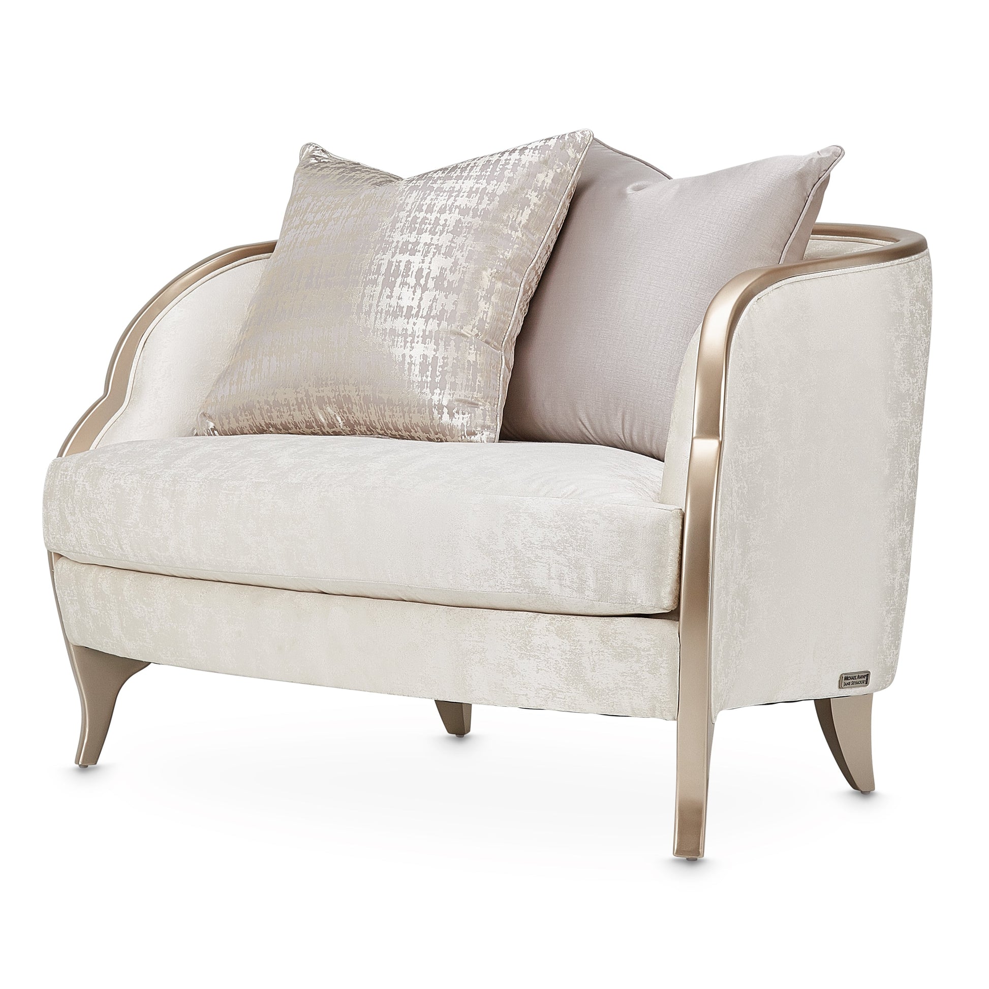 Malibu Crest Chardonnay/Cloud White Chair and Half - Ornate Home