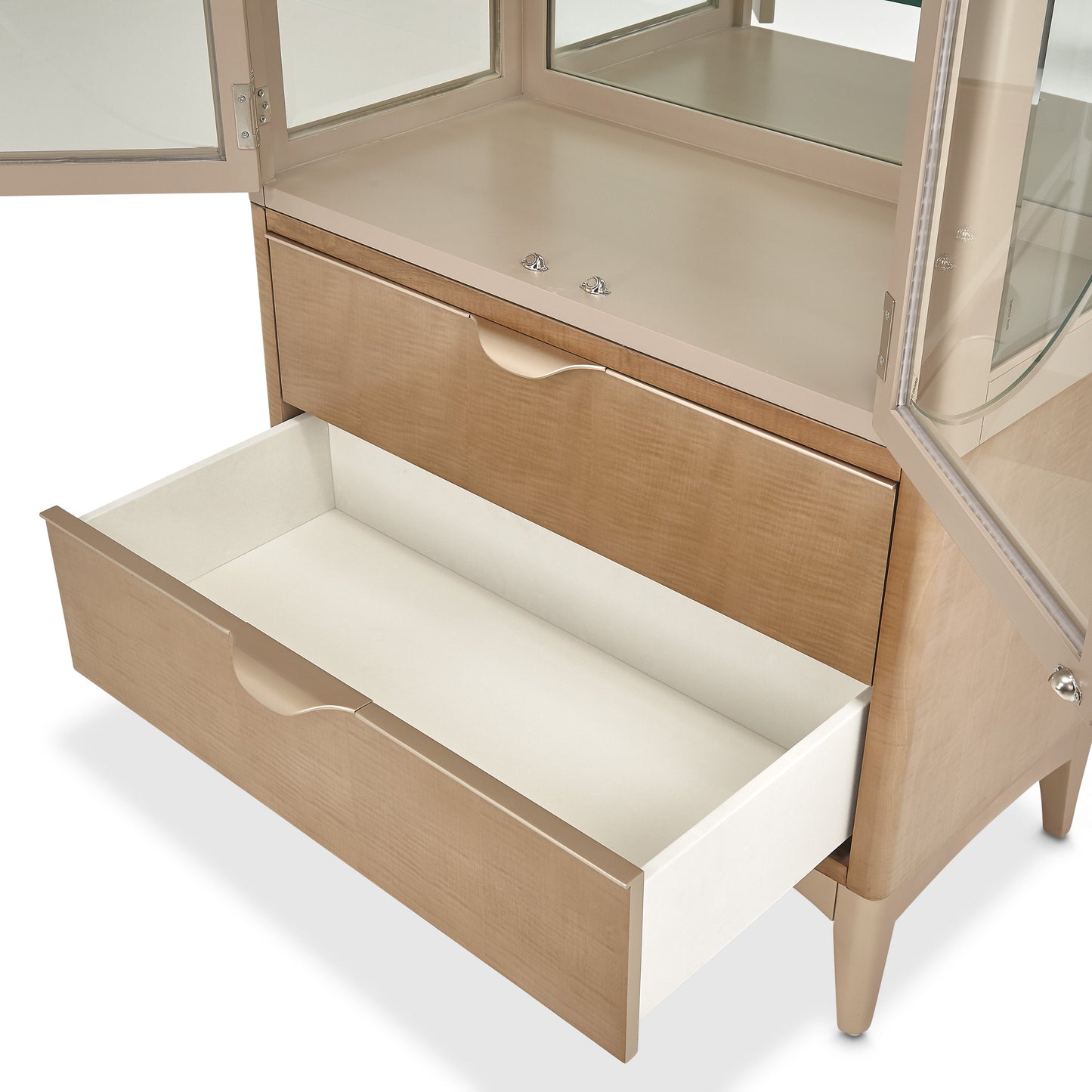 Malibu Crest Chardonnay Display Cabinet - Ornate Home