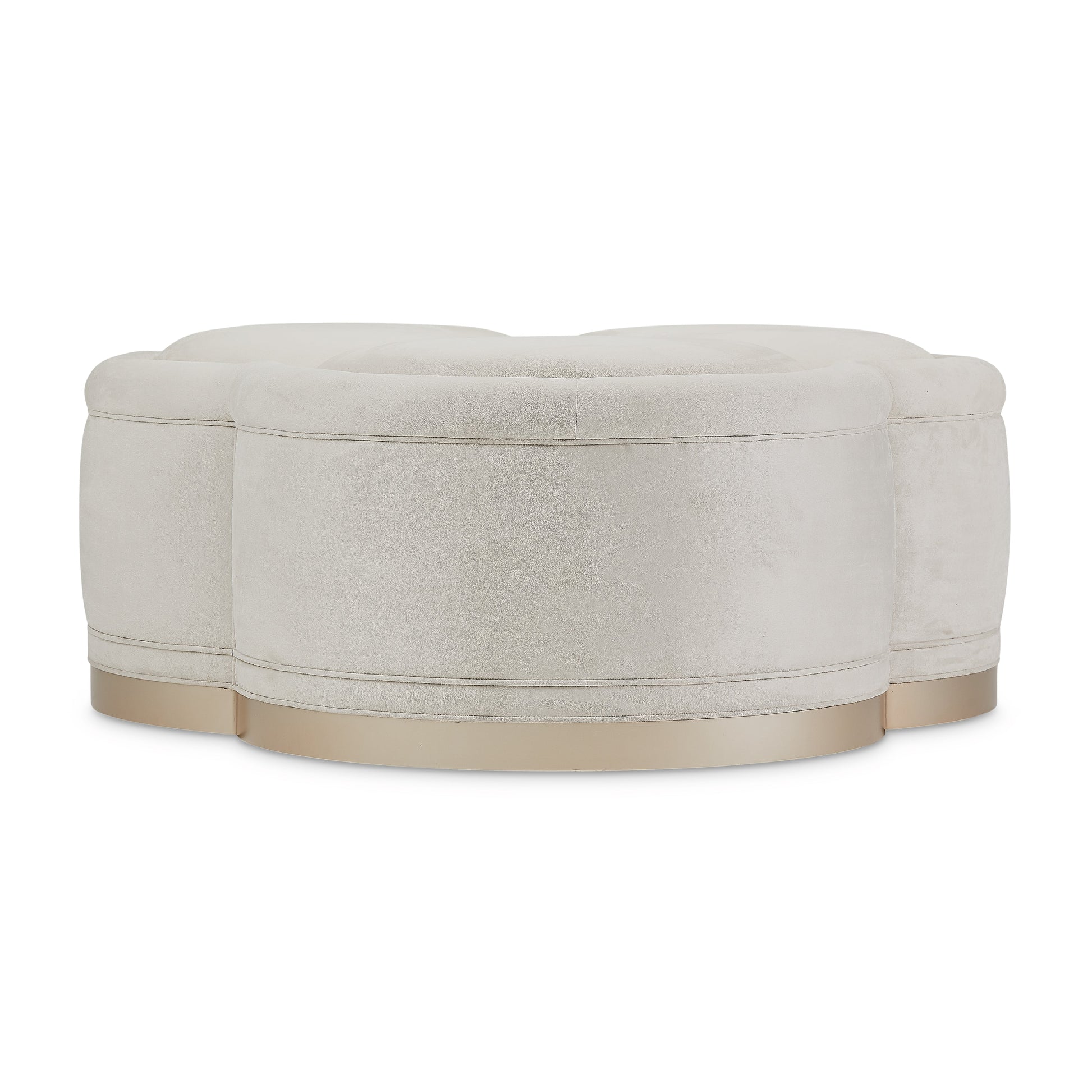 Malibu Crest Chardonnay/Doe Cocktail Ottoman - Ornate Home