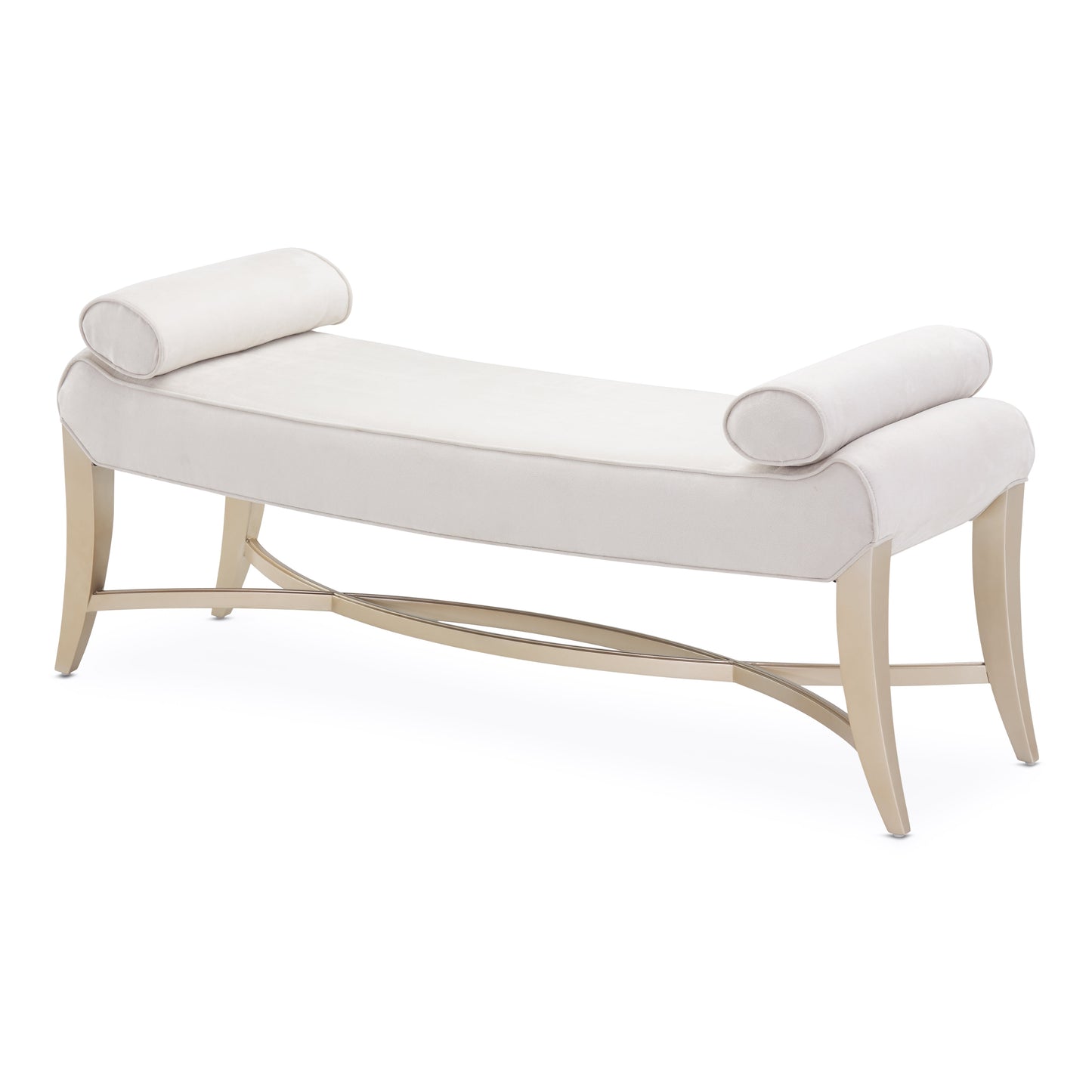 Malibu Crest Chardonnay/Doeskin Bed Bench - Ornate Home