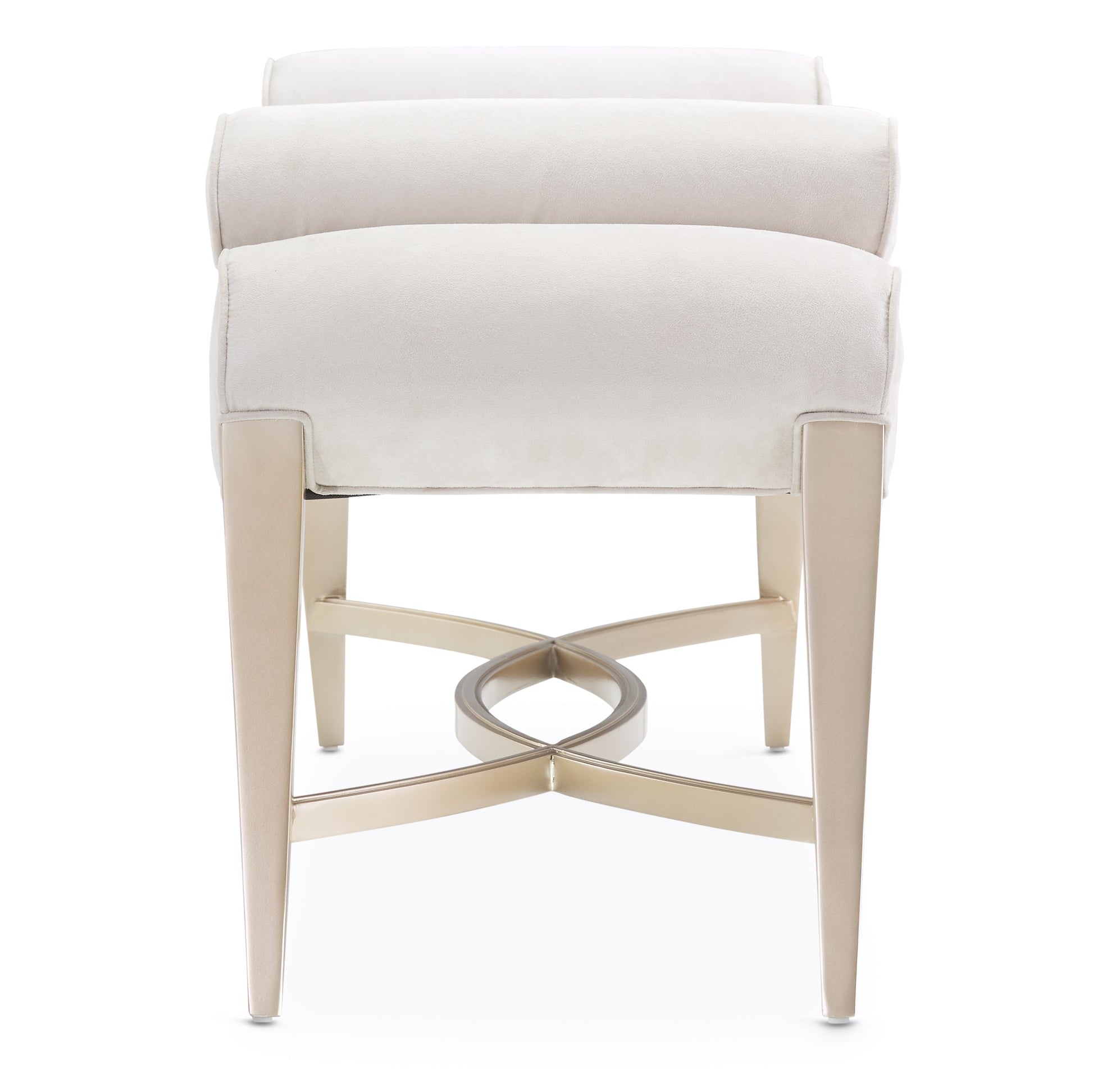 Malibu Crest Chardonnay/Doeskin Bed Bench - Ornate Home