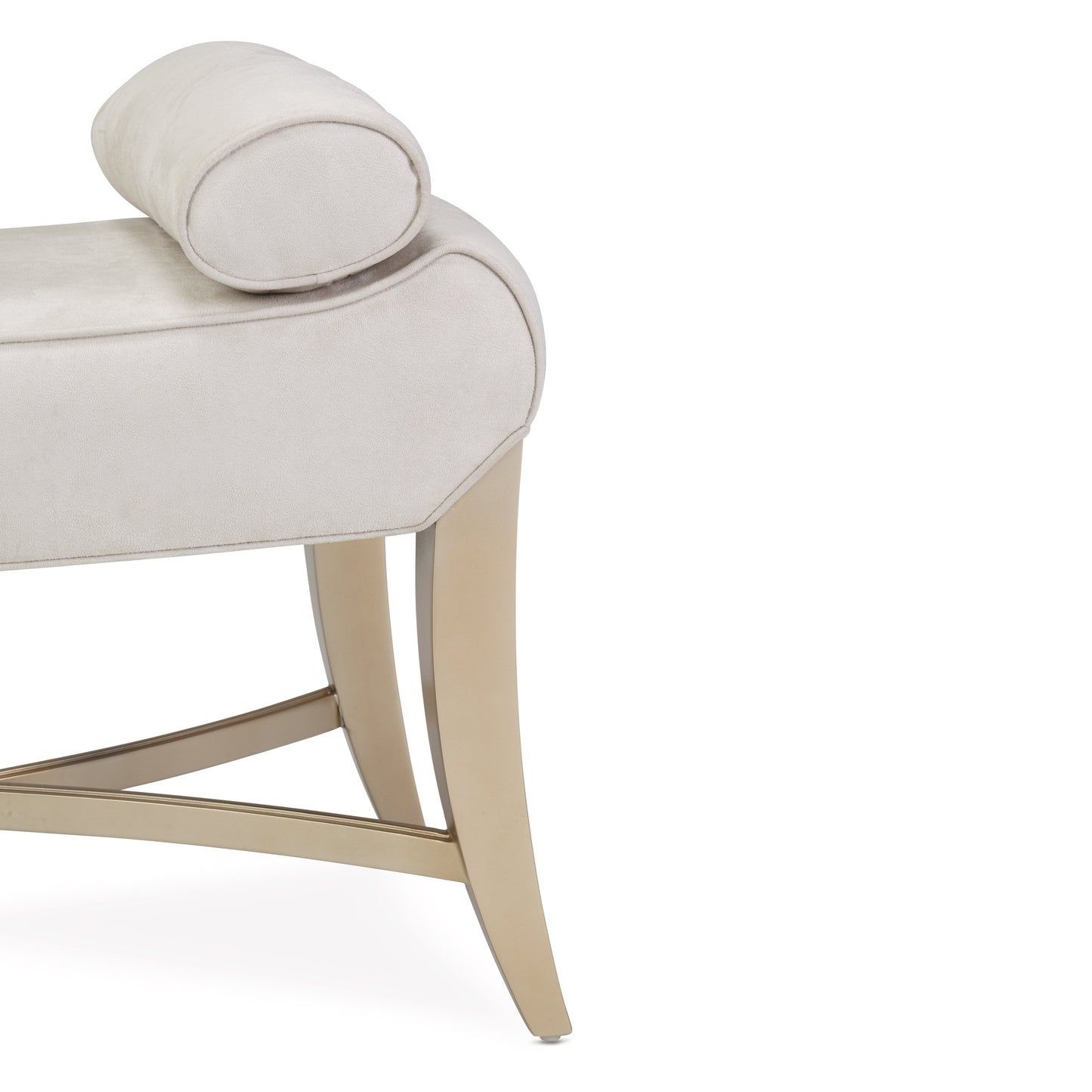 Malibu Crest Chardonnay/Doeskin Bed Bench - Ornate Home