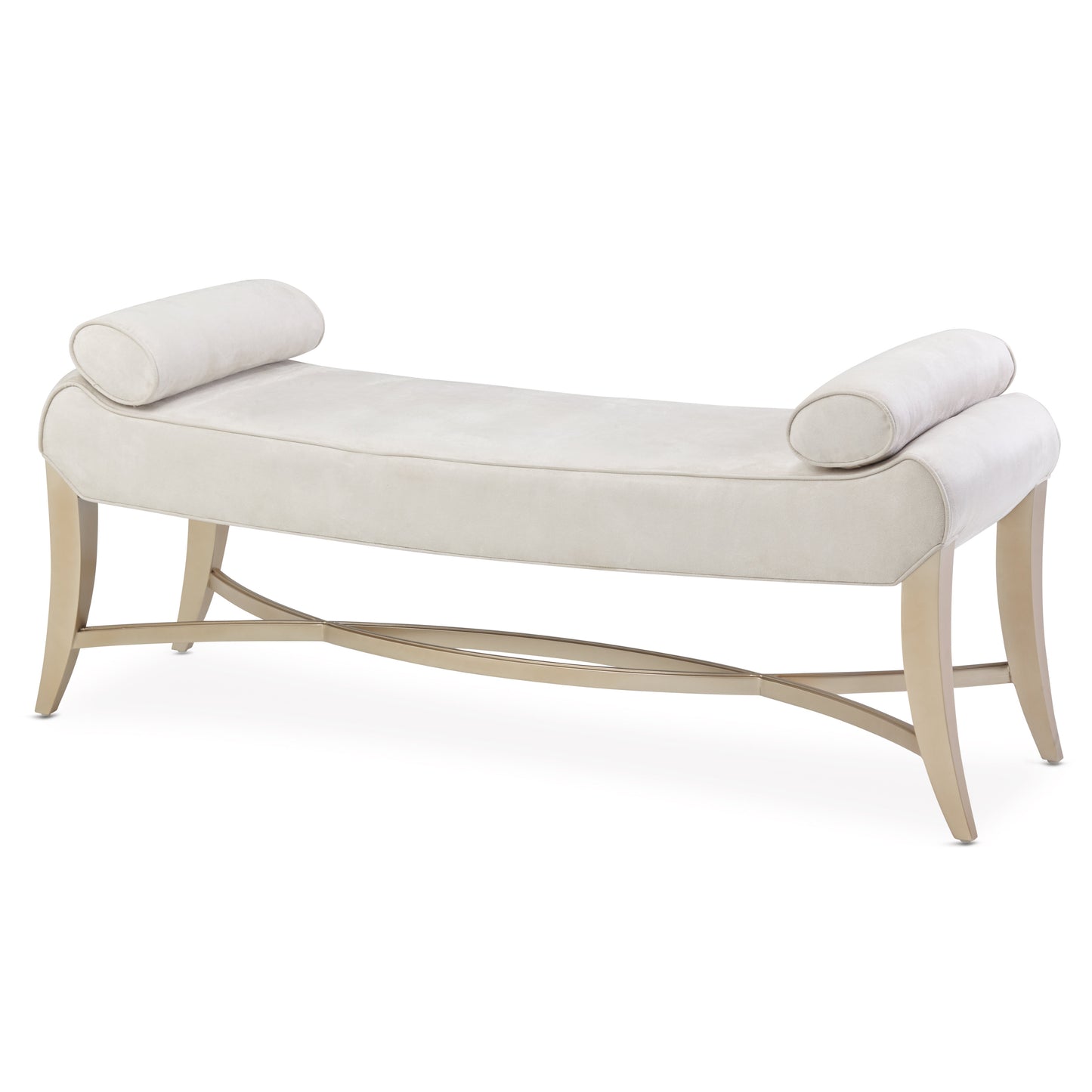 Malibu Crest Chardonnay/Doeskin Bed Bench - Ornate Home