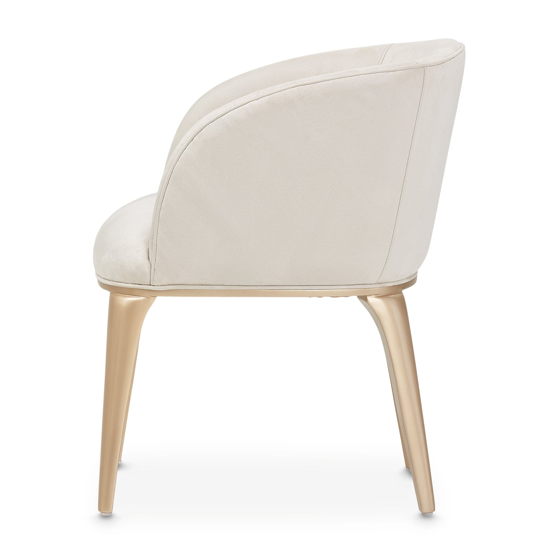 Malibu Crest Chardonnay/Doeskin Vanity Chair - Ornate Home