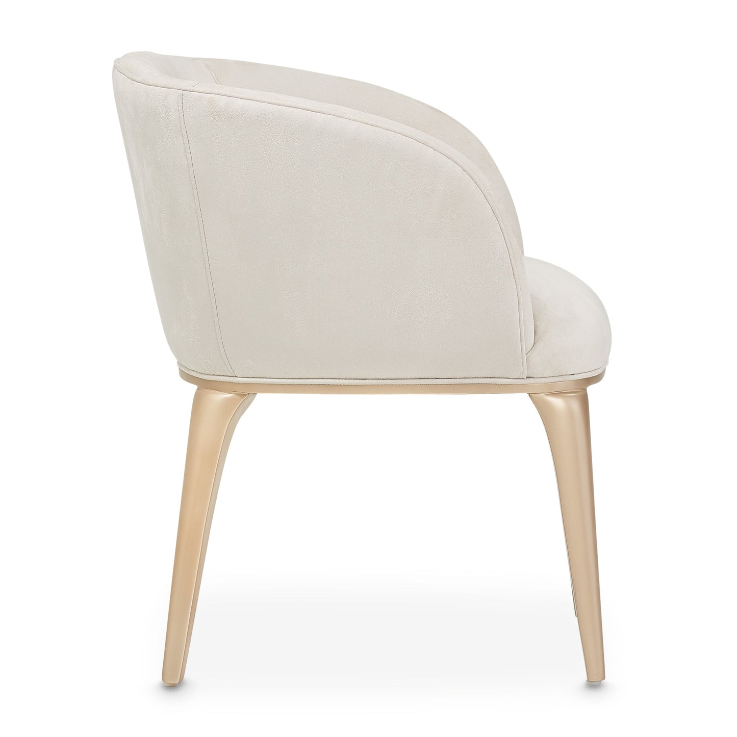 Malibu Crest Chardonnay/Doeskin Vanity Chair - Ornate Home