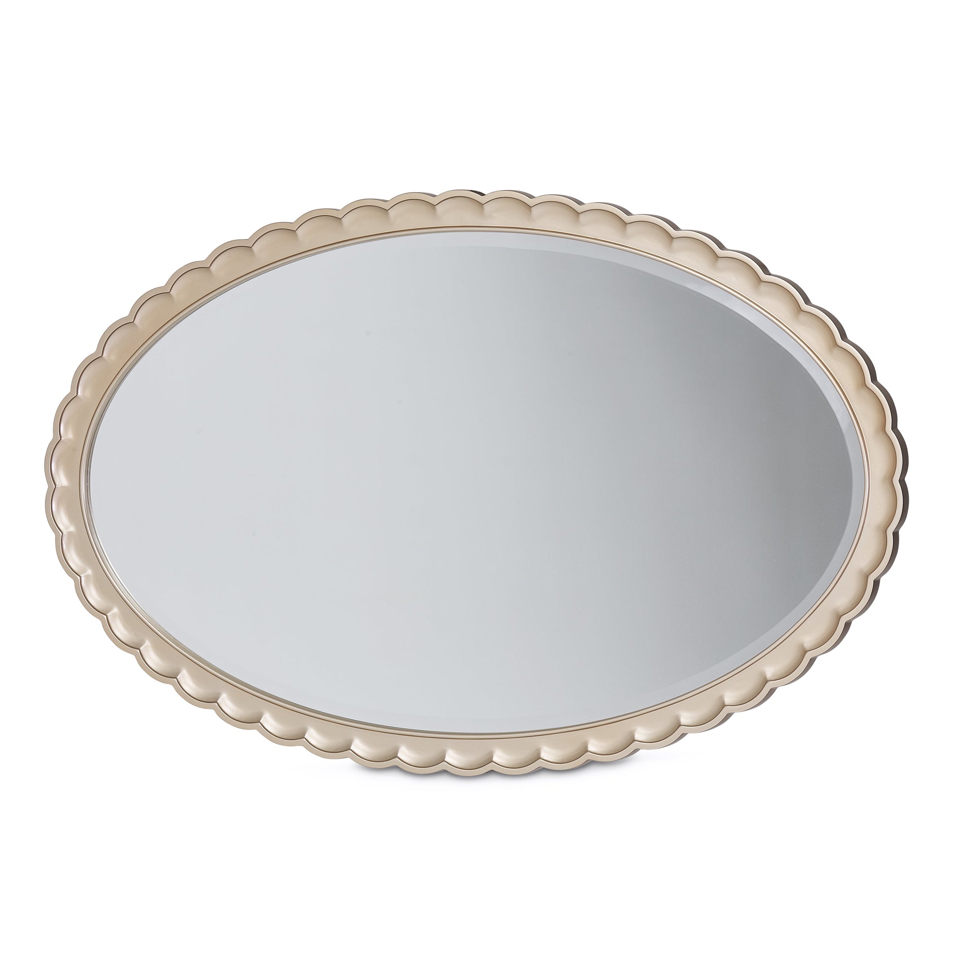 Malibu Crest Chardonnay Oval Wall Mirror - Ornate Home