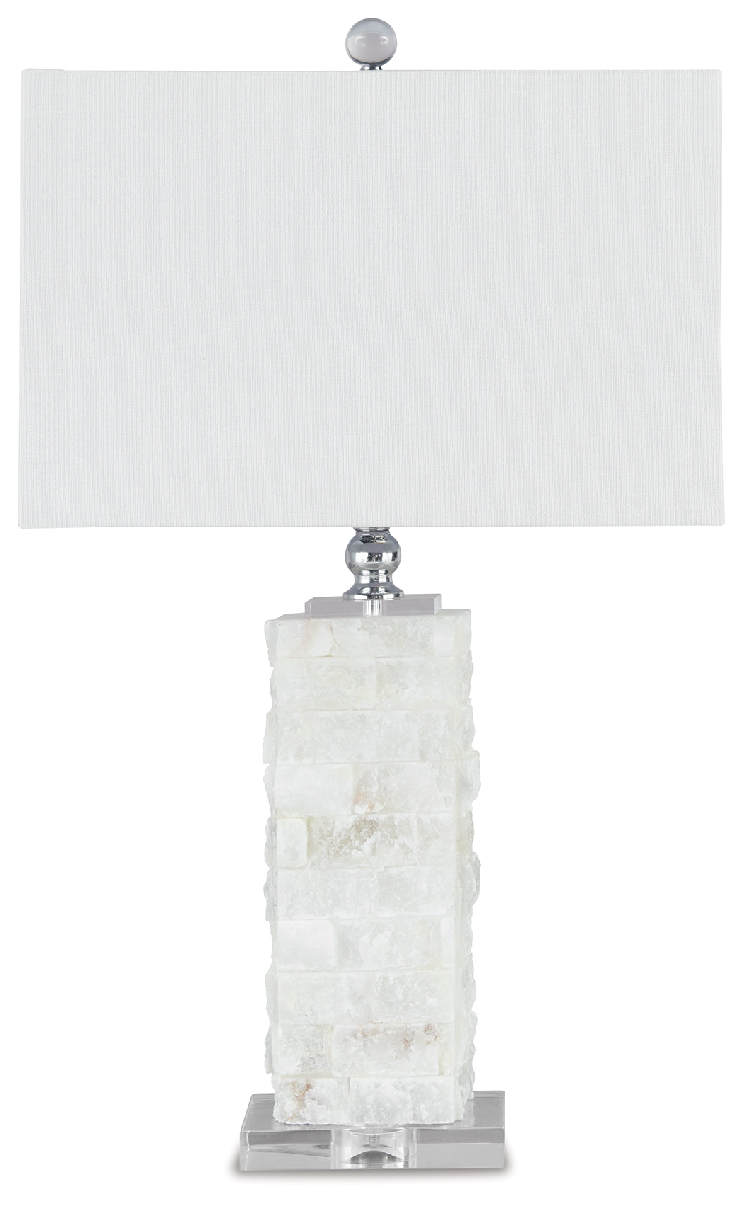 Malise White Table Lamp (Set of 2)- Viva Furn