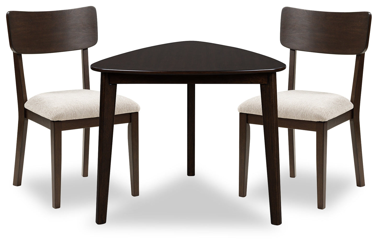 Mallenette Merlot Dining Table and 2 Chairs- Viva Furn