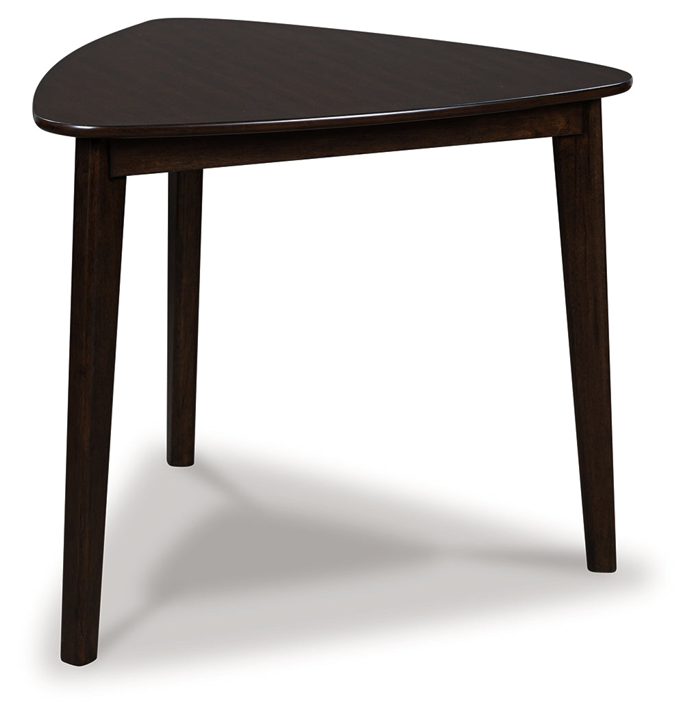 Mallenette Merlot Dining Table and 2 Chairs- Viva Furn