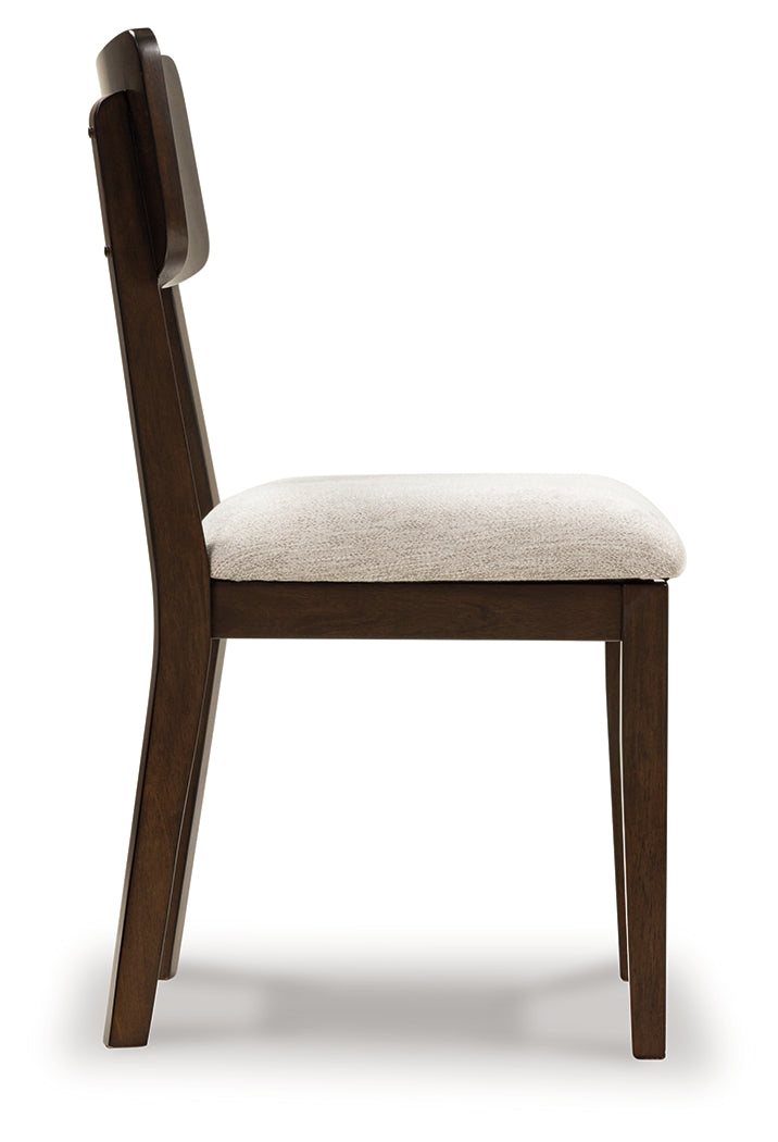 Mallenette Merlot Dining Upholstered Side Chair (Set of 2)- Viva Furn