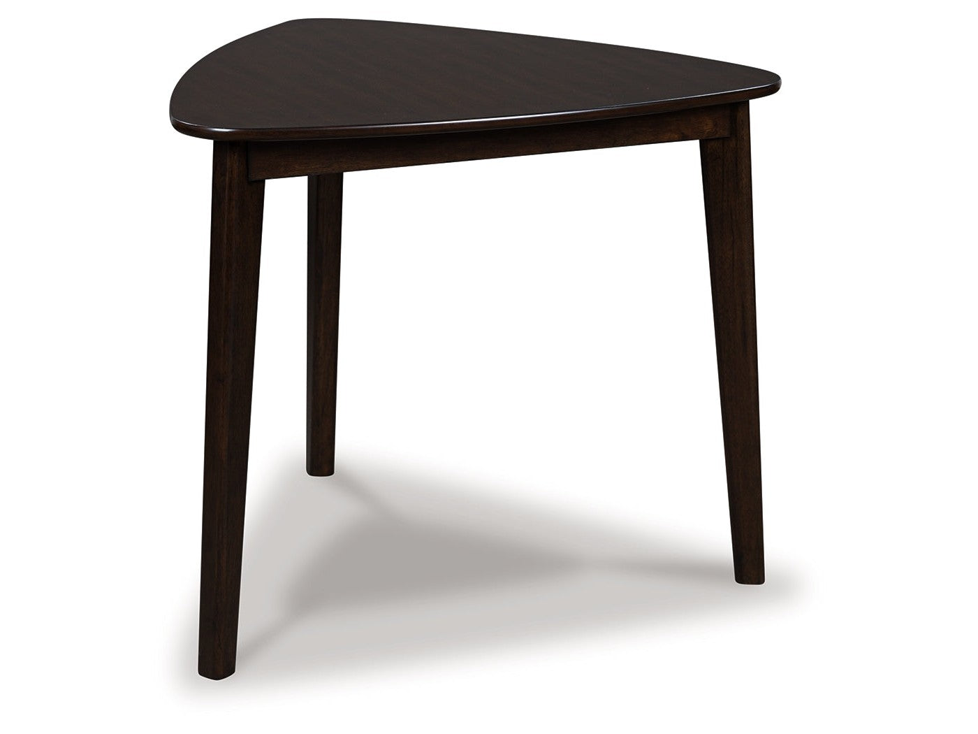 Mallenette Merlot Triangle Dining Room Table- Viva Furn