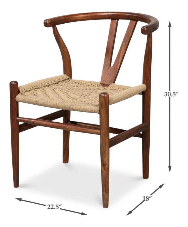 Mao Brown Chair - Ornate Home