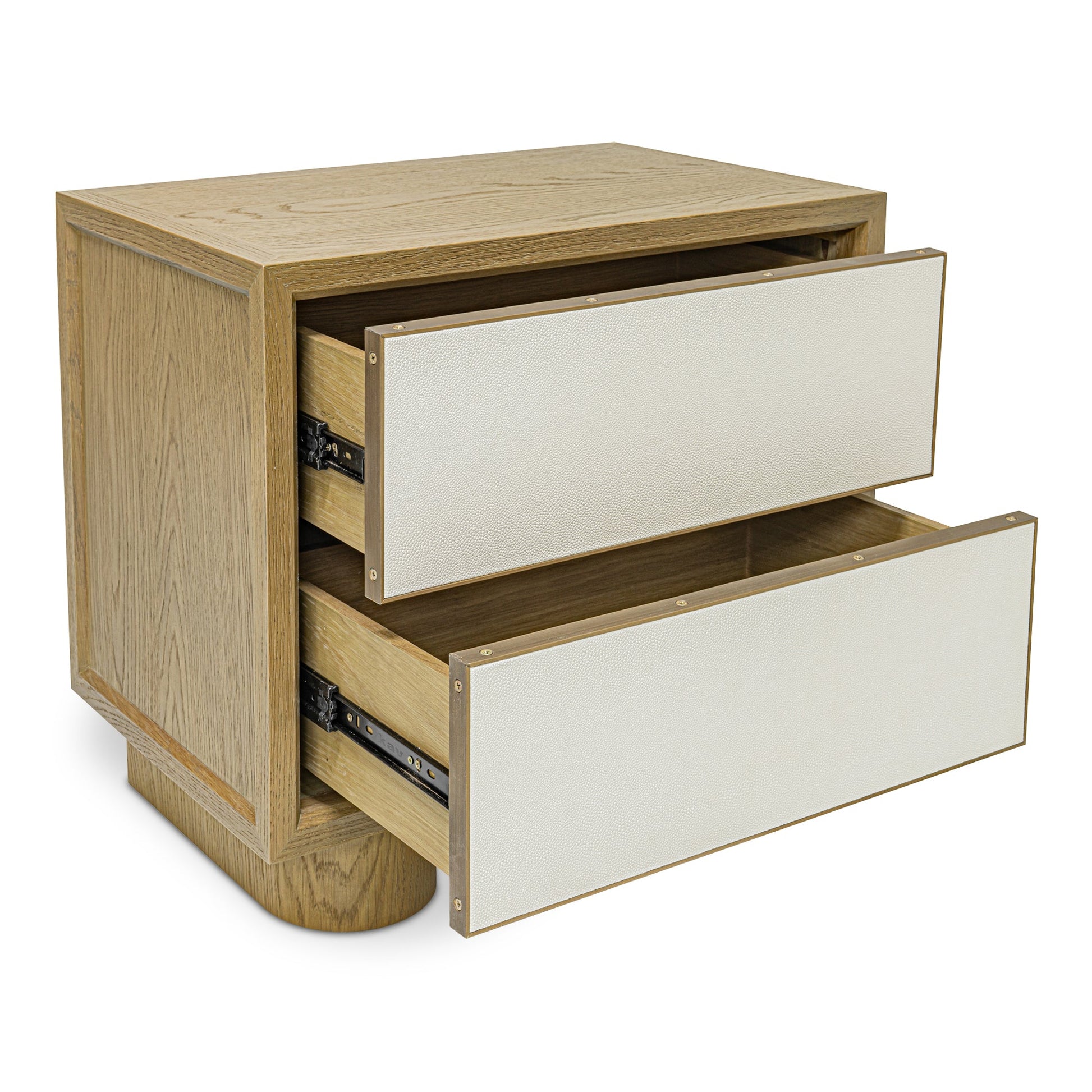 Marcelle White Nightstand - Ornate Home