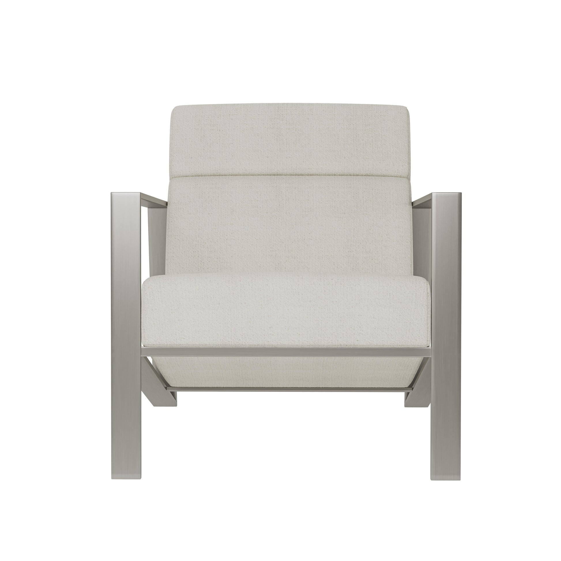 Marco White/Cream Fabric Chair - Ornate Home