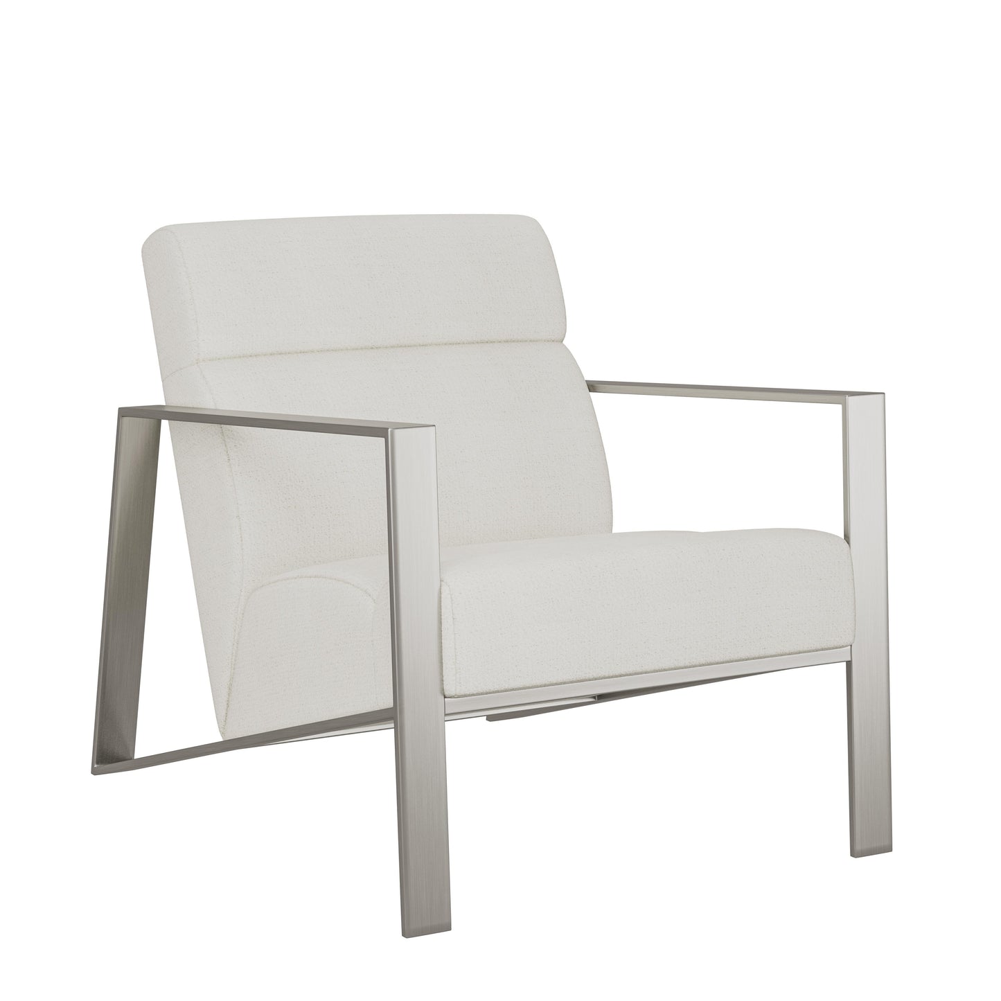 Marco White/Cream Fabric Chair - Ornate Home