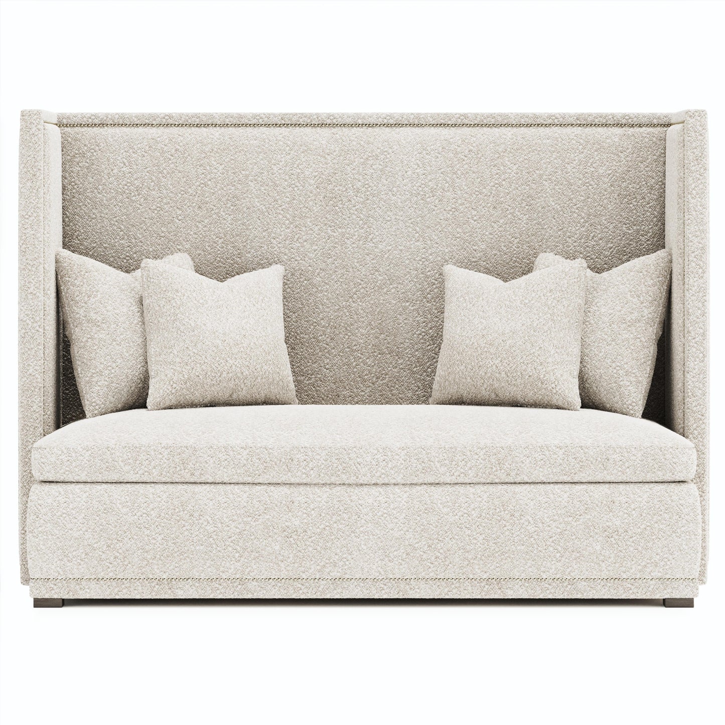 Marcourt White/Cream Fabric Banquette - Ornate Home