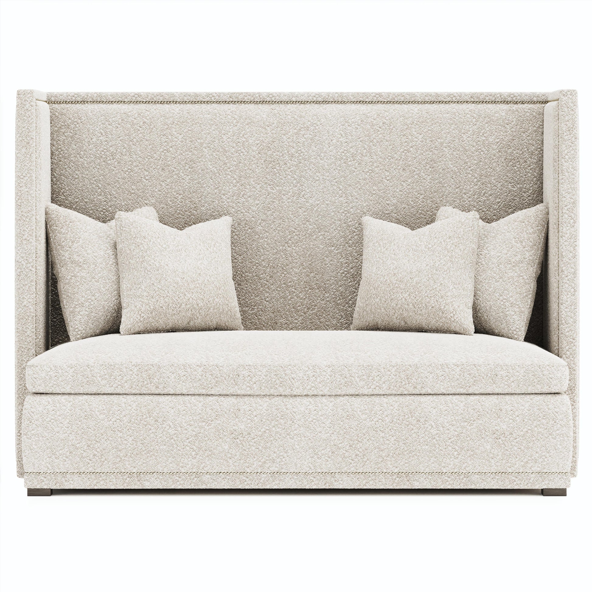 Marcourt White/Cream Fabric Banquette - Ornate Home