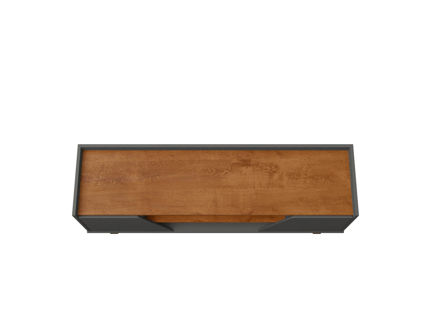 Marcus 53.14 TV Stand in Grey and Nature - Ornate Home