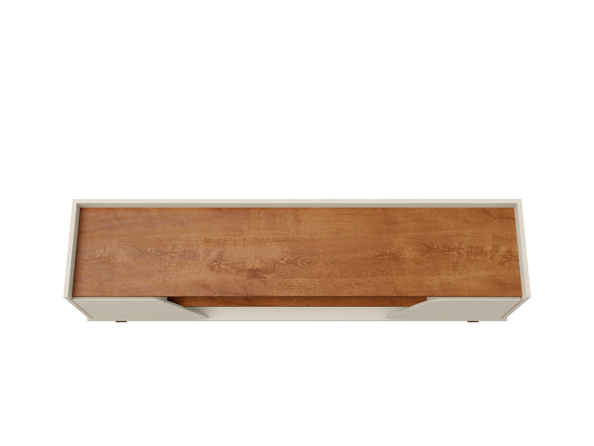 Marcus 62.99 TV Stand in Greige and Nature - Ornate Home