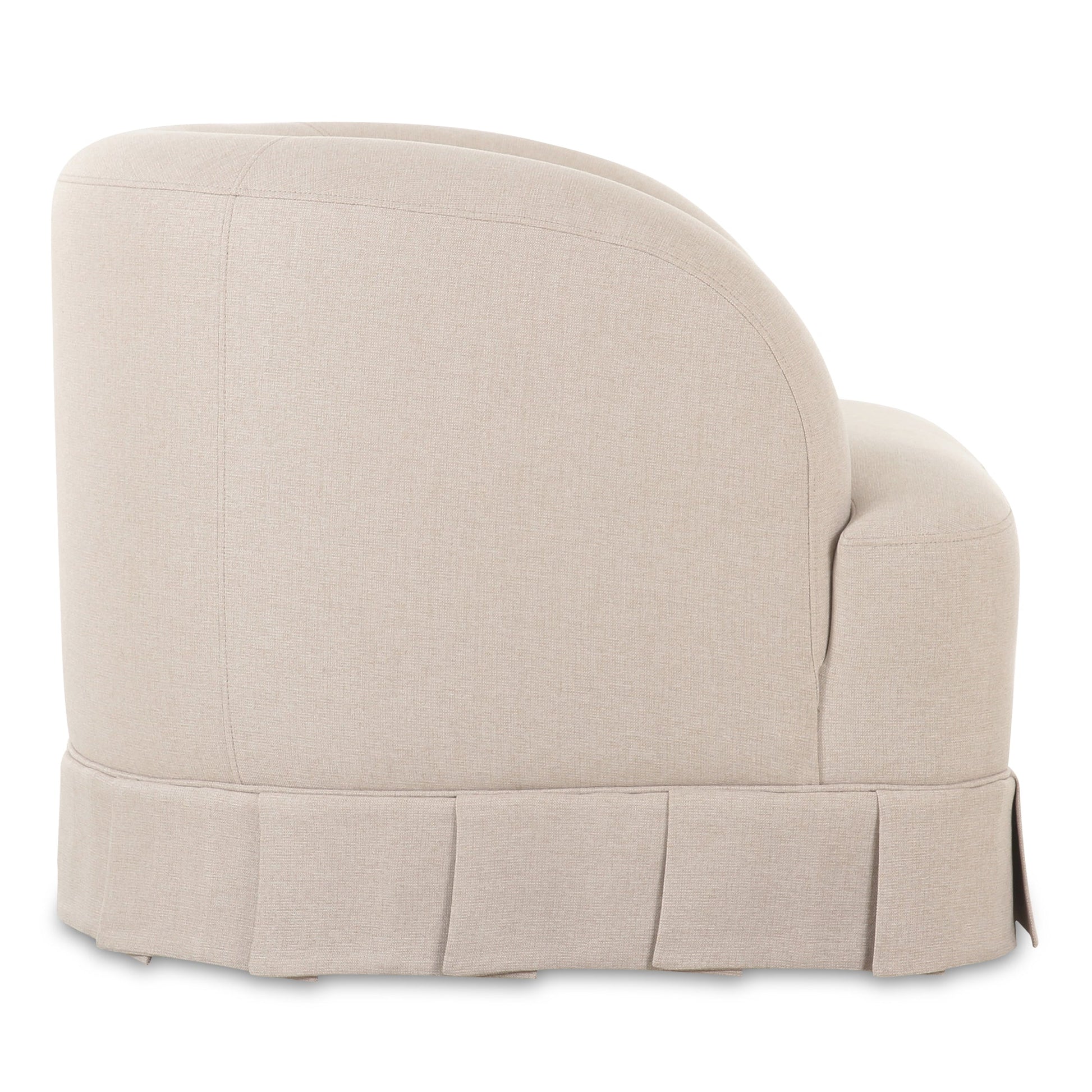 Maren Beige Swivel Chair - Ornate Home