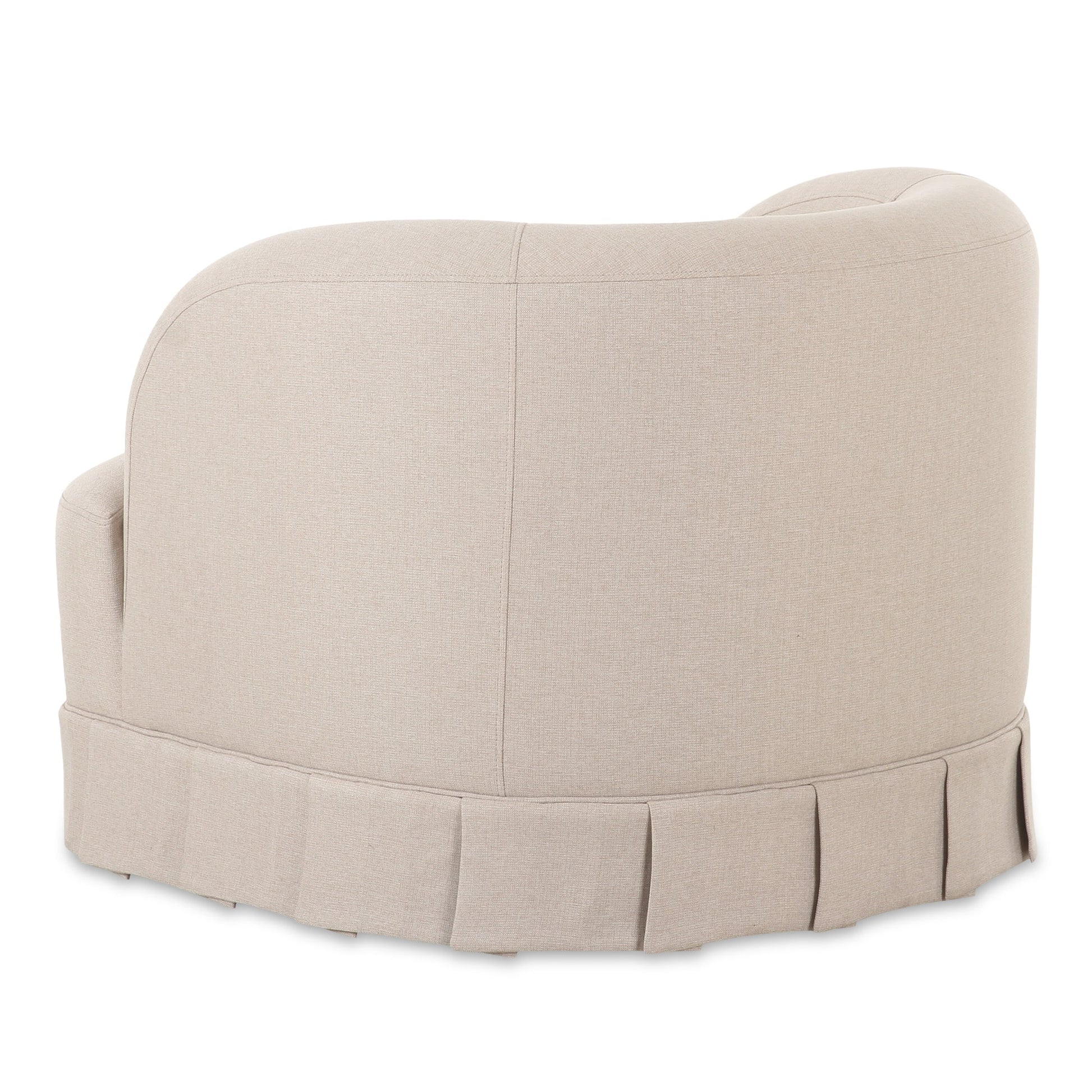 Maren Beige Swivel Chair - Ornate Home