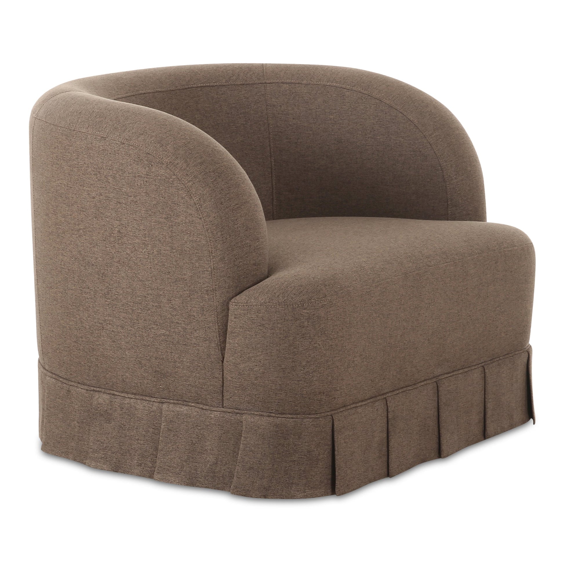 Maren Brown Swivel Chair - Ornate Home