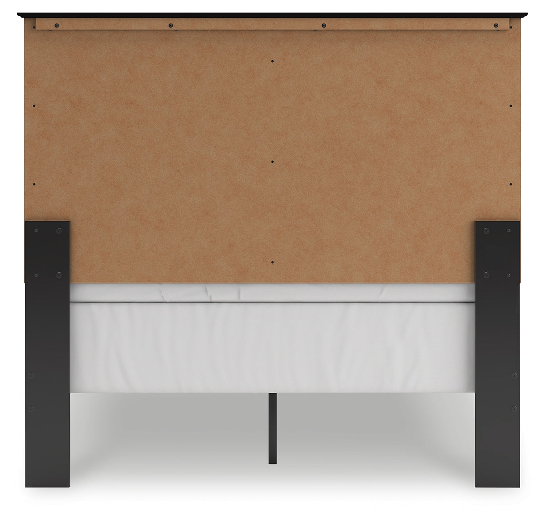 Maribel Black Full Panel Youth Bed- Viva Furn