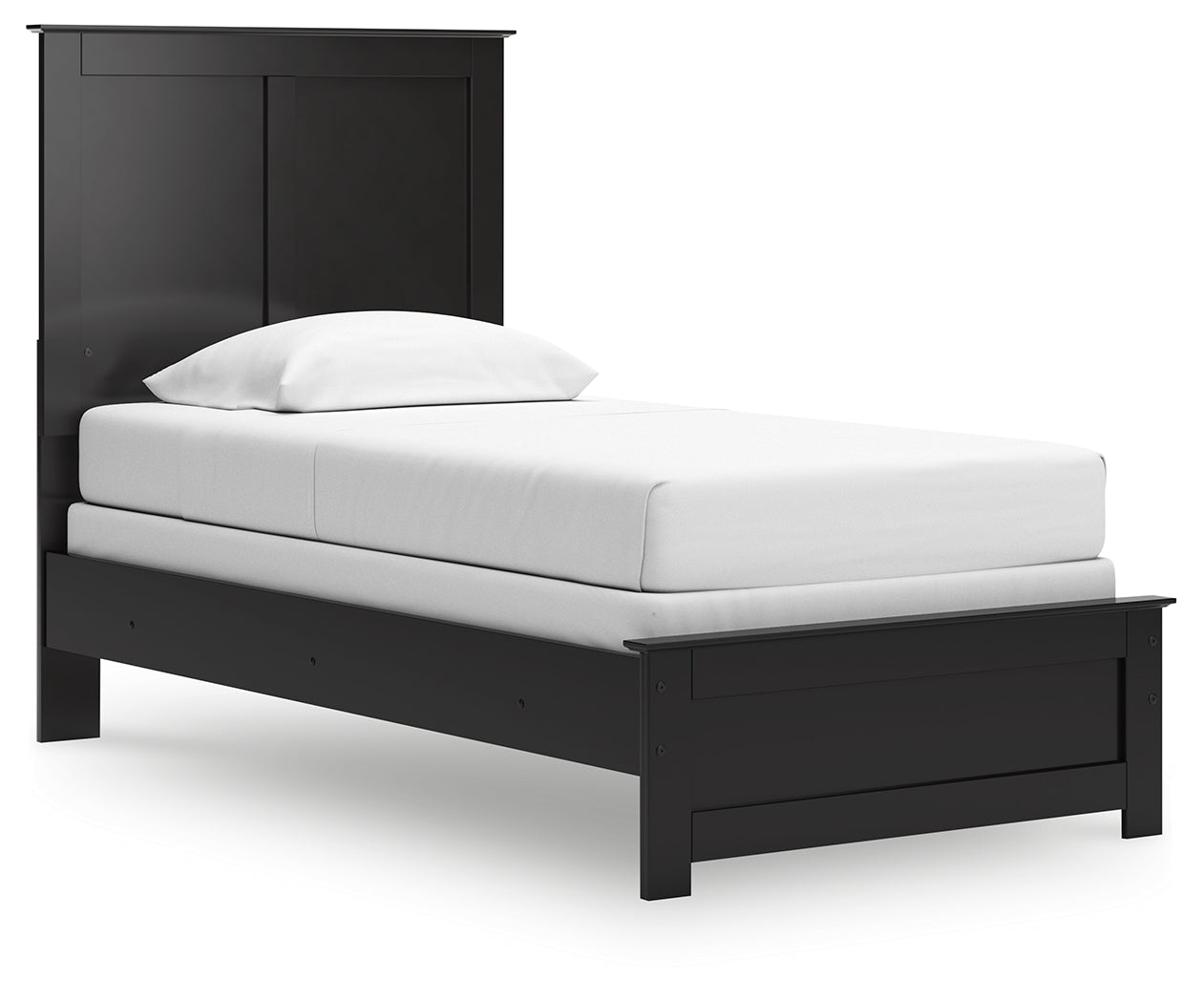 Maribel Black Twin Panel Youth Bed- Viva Furn
