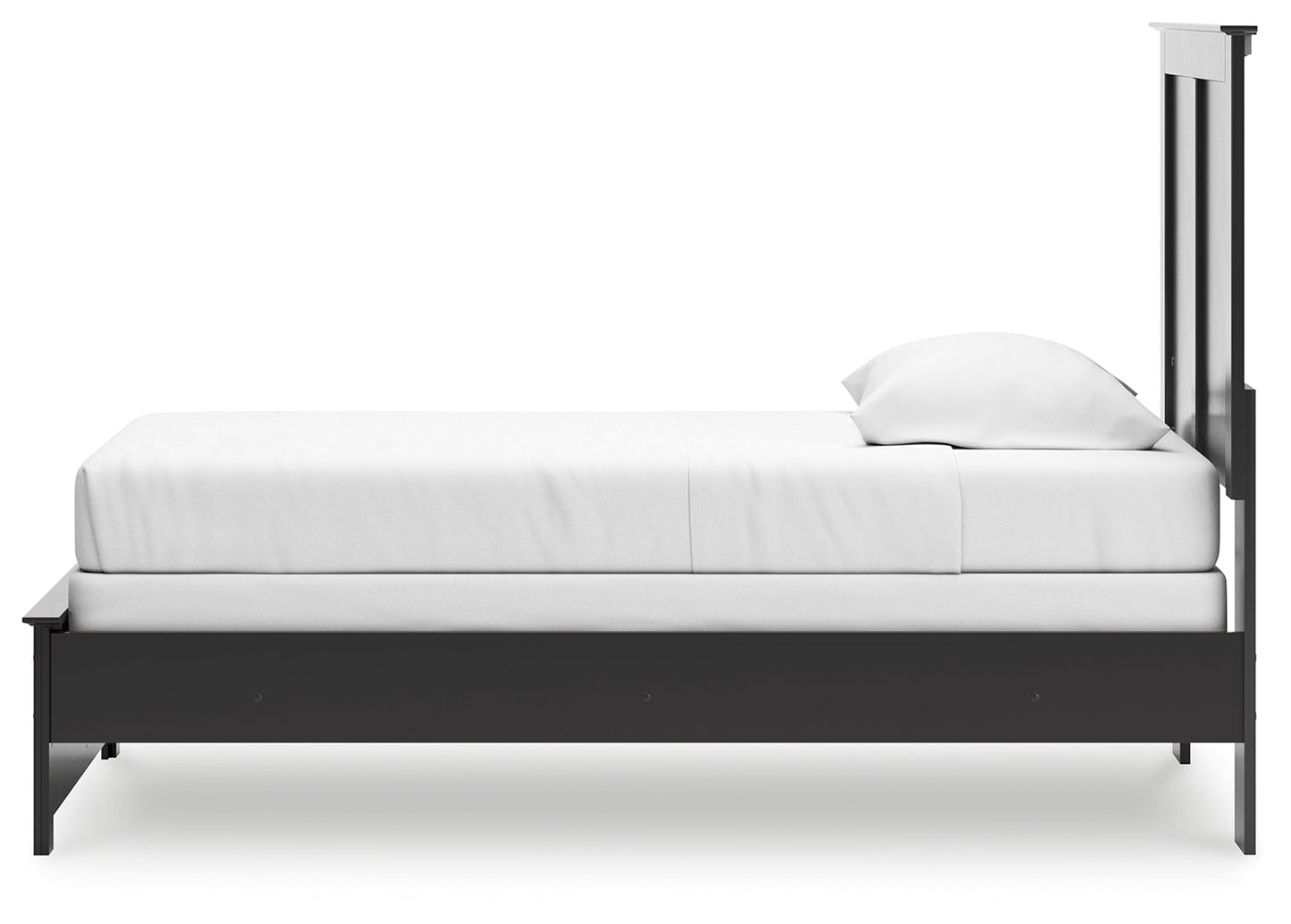 Maribel Black Twin Panel Youth Bed- Viva Furn