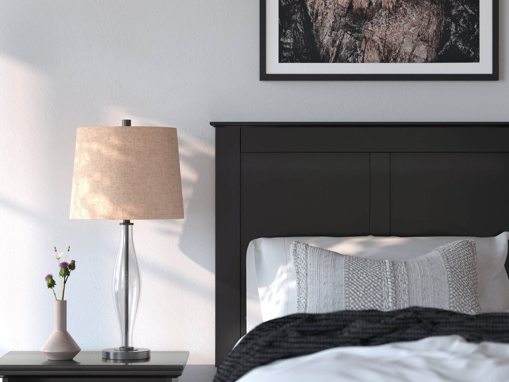 Maribel Black Twin Panel Youth Bed- Viva Furn