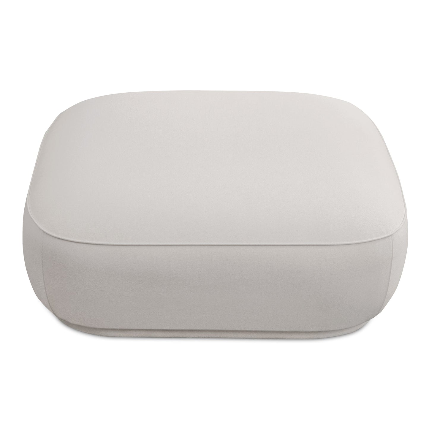 Marion White Square Ottoman - Ornate Home