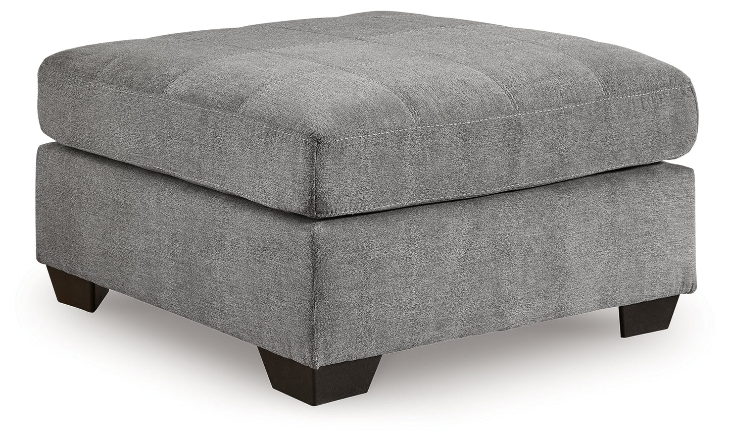 Marleton Gray Oversized Accent Ottoman- Viva Furn