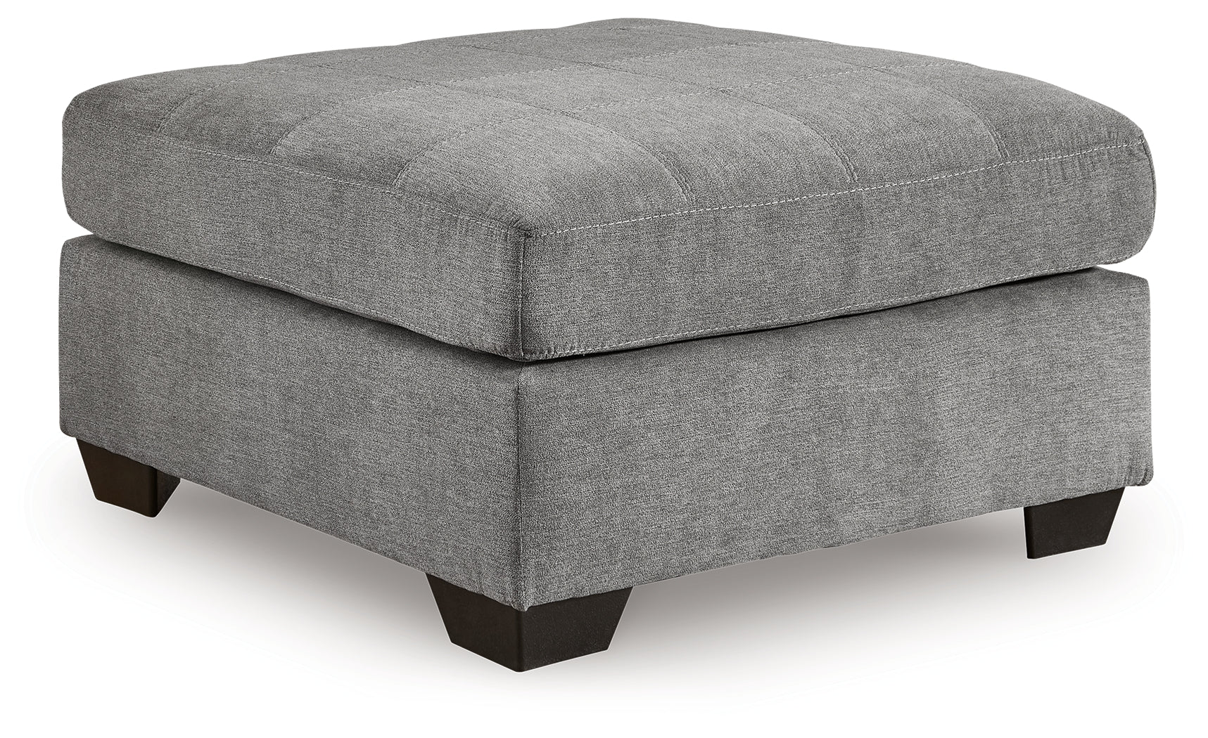 Marleton Gray Oversized Accent Ottoman- Viva Furn