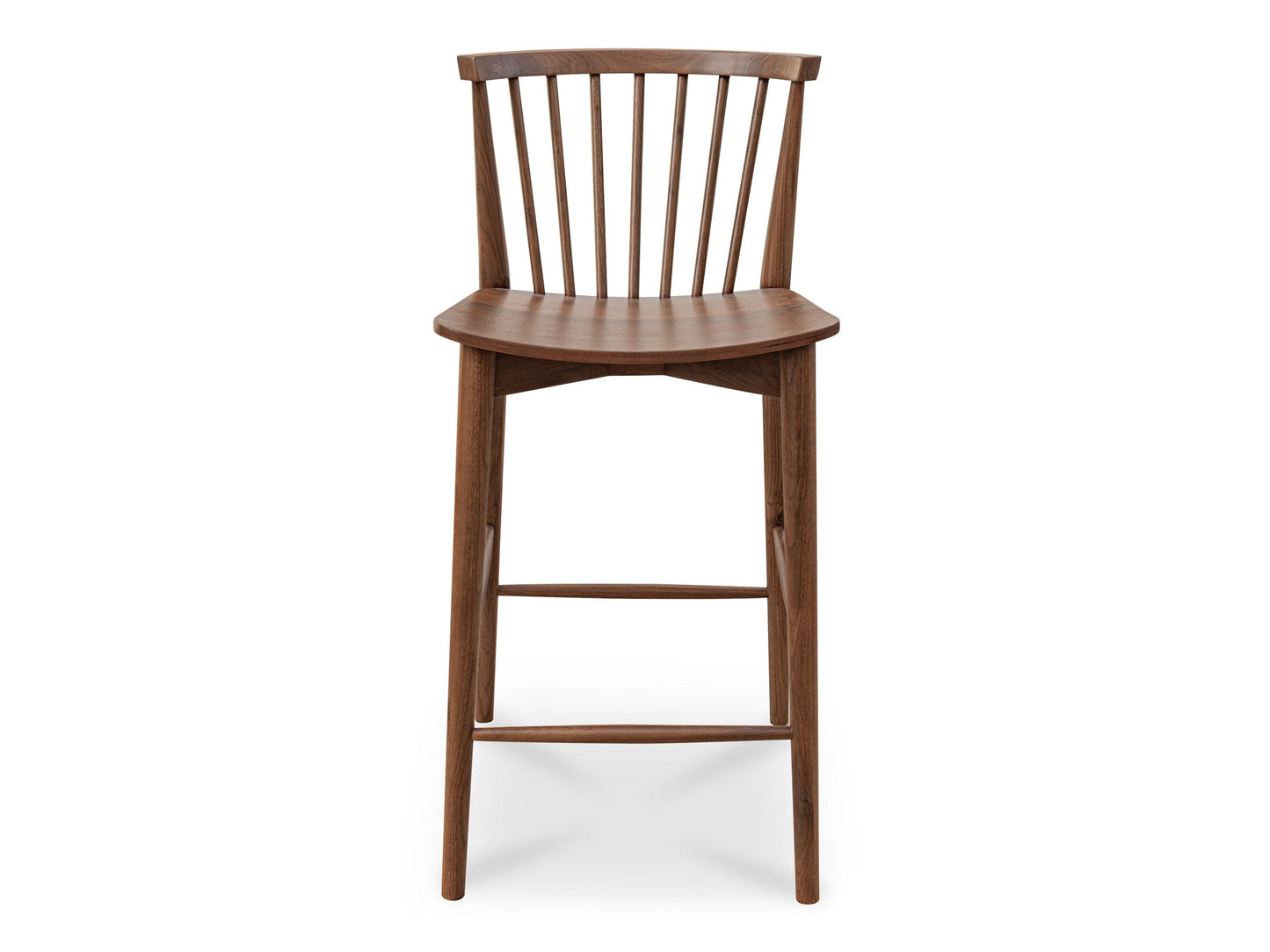 Marley Walnut Counter Stool - Ornate Home