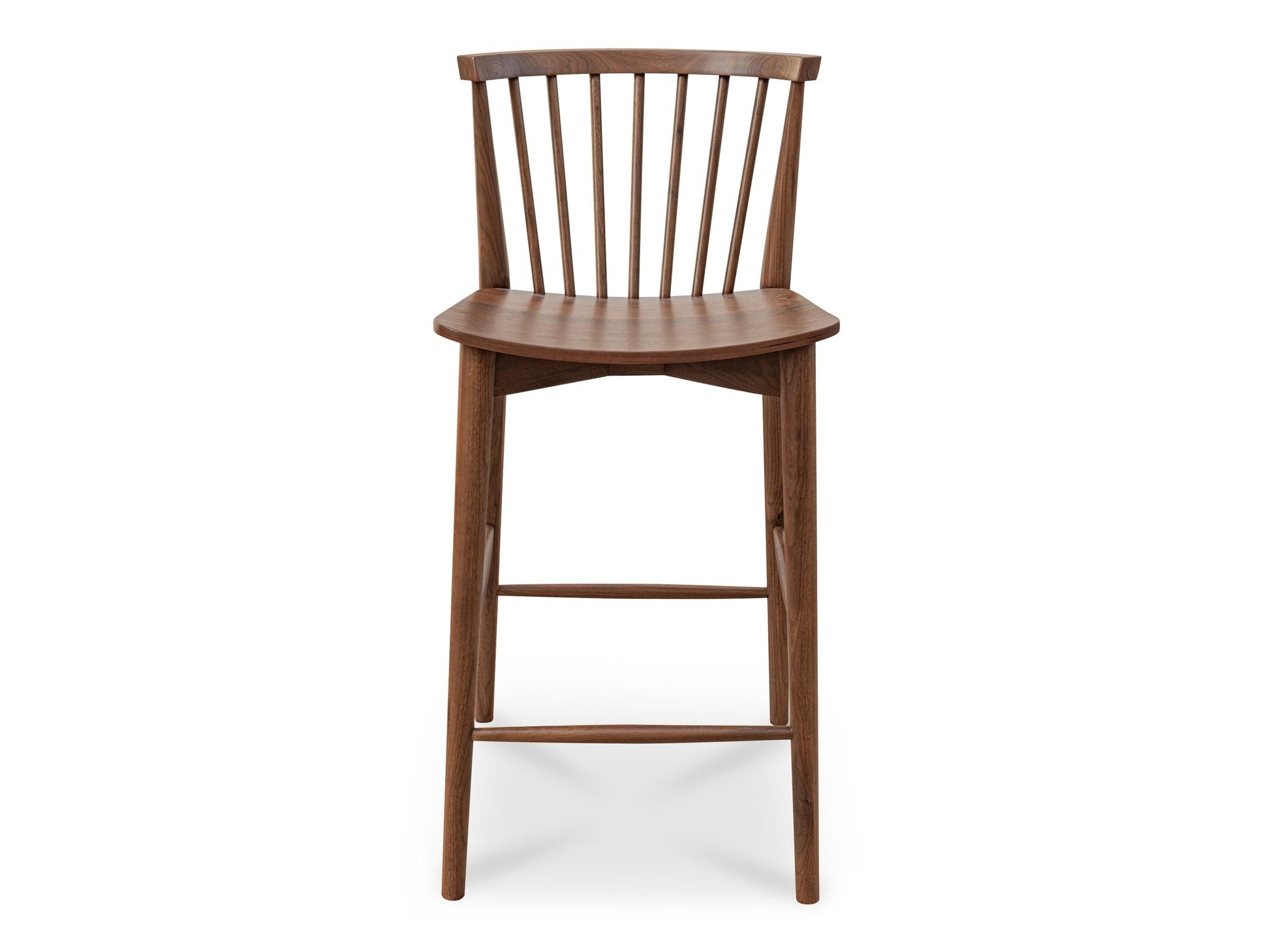 Marley Walnut Counter Stool - Ornate Home