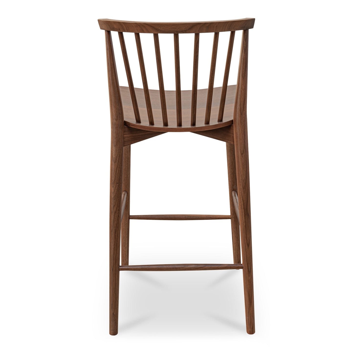 Marley Walnut Counter Stool - Ornate Home