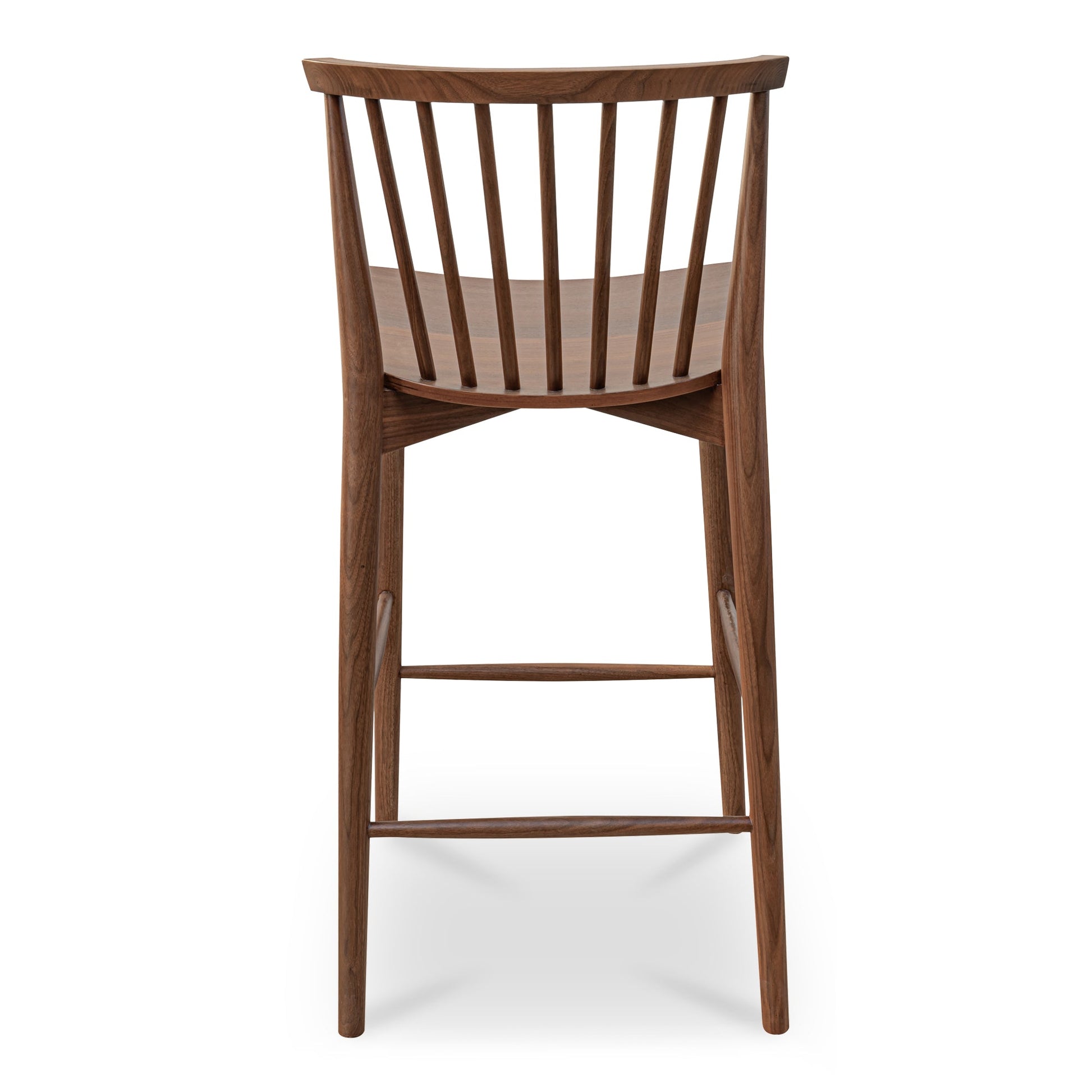 Marley Walnut Counter Stool - Ornate Home