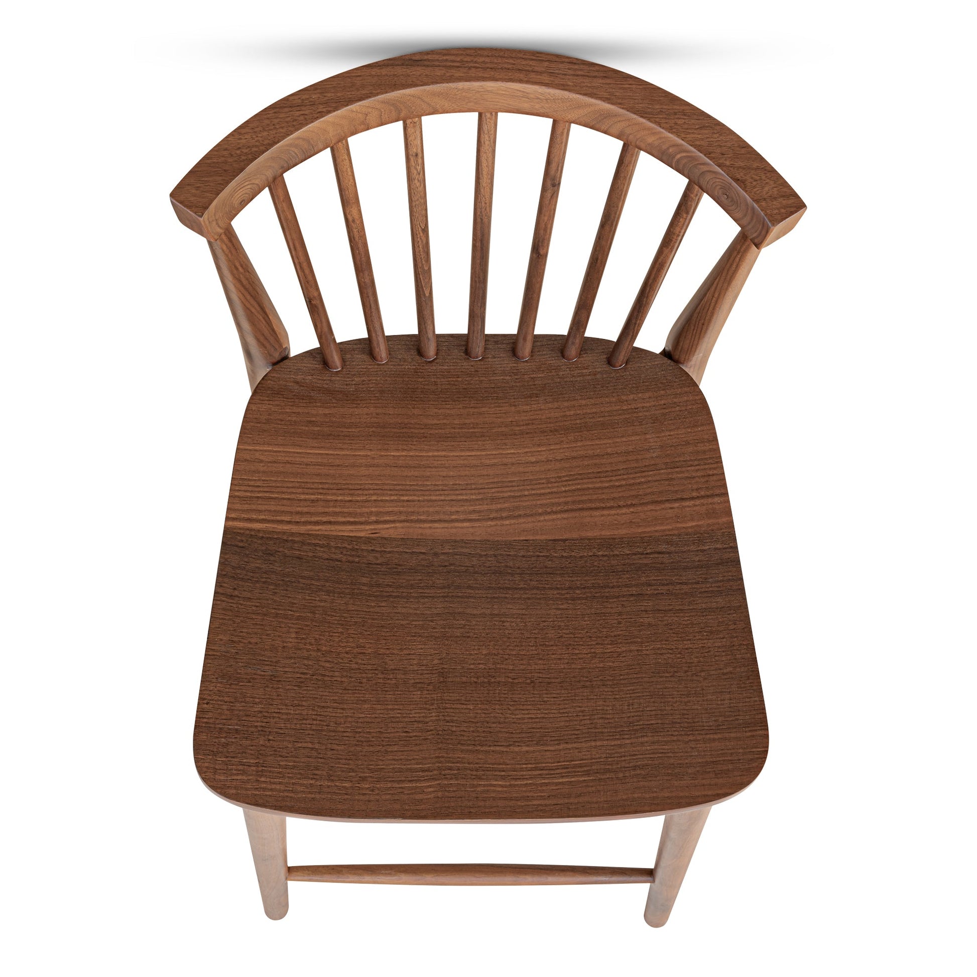 Marley Walnut Counter Stool - Ornate Home