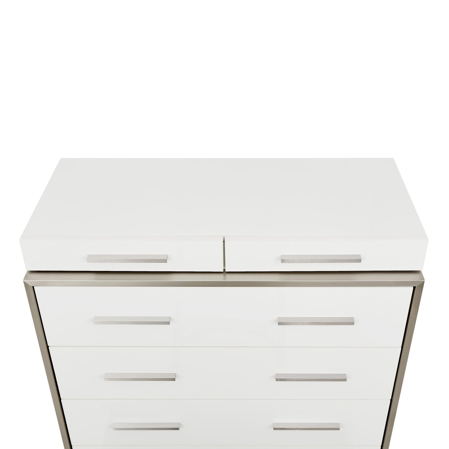 Marquee Cloud White 7-Drawer Chest - Ornate Home